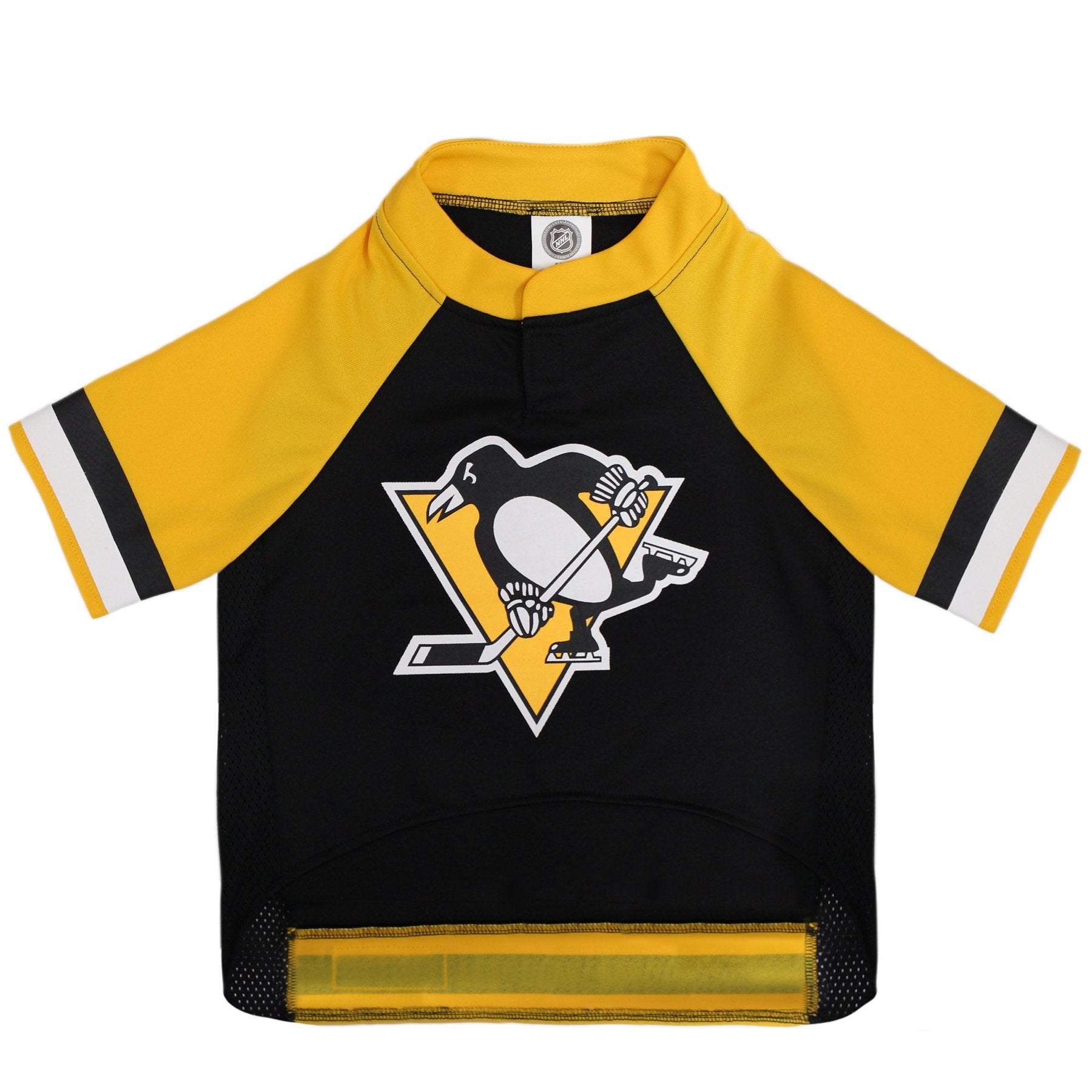 Pets First NHL Pittsburgh Penguins Jersey for Dogs & Cats, Large. - Let Your Pet be a Real NHL Fan!