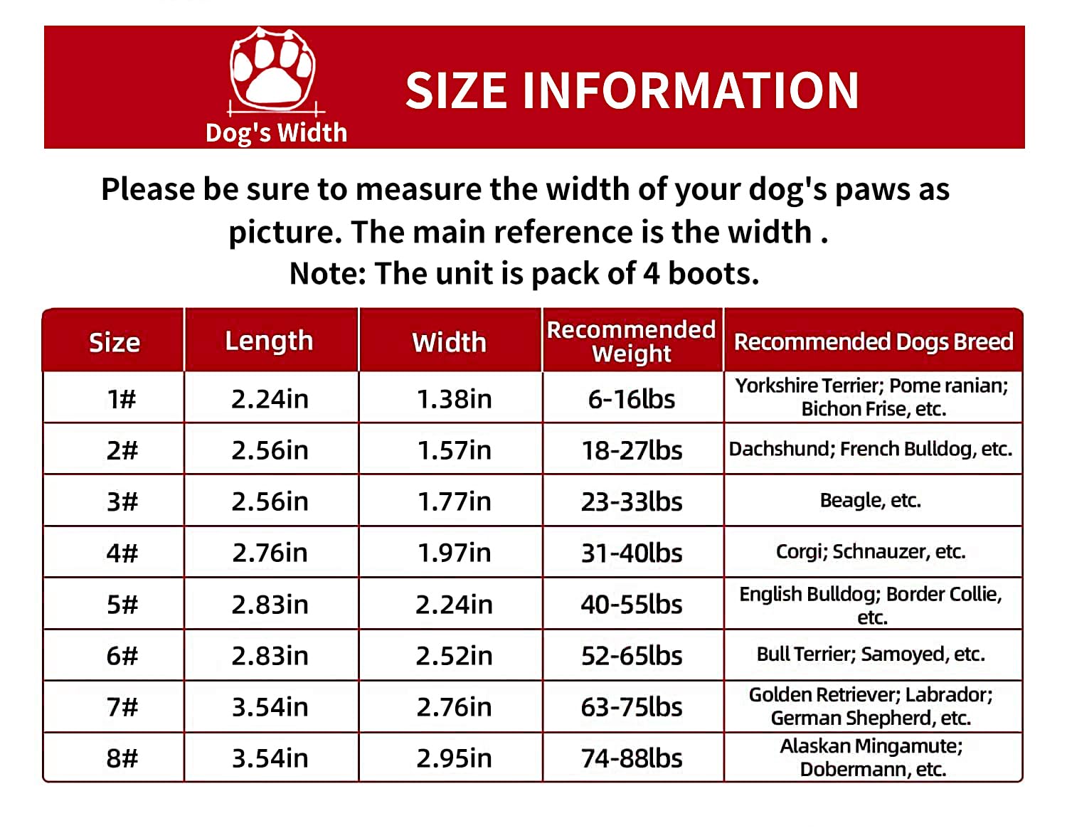 MOKCCI Dog Boots - Waterproof Shoes with Reflective Straps, Size 1 (Pack of 4), Green for Small to Large Dogs