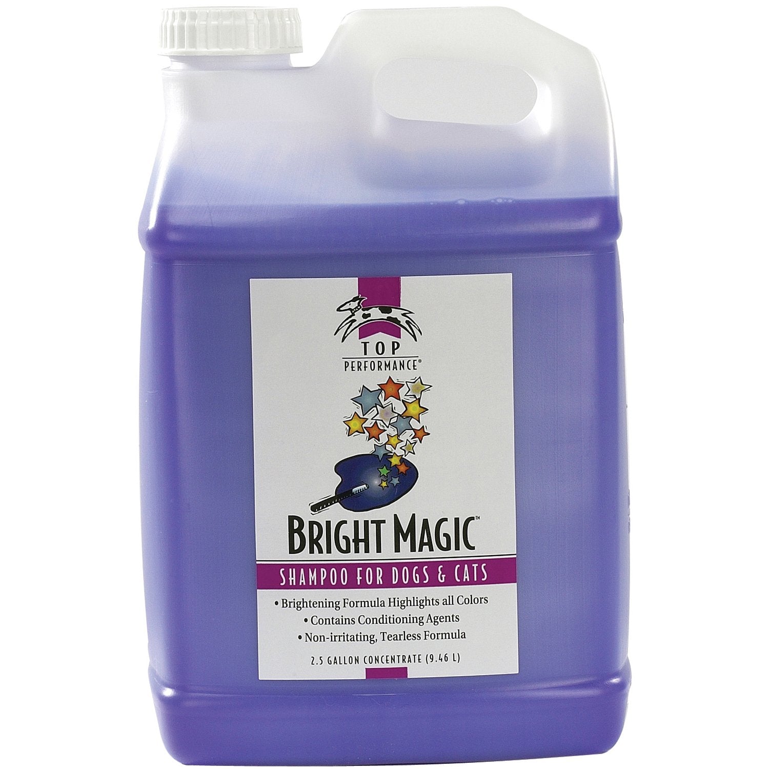Top Performance Bright Magic Dog and Cat Shampoo, 2-1/2-Gallon