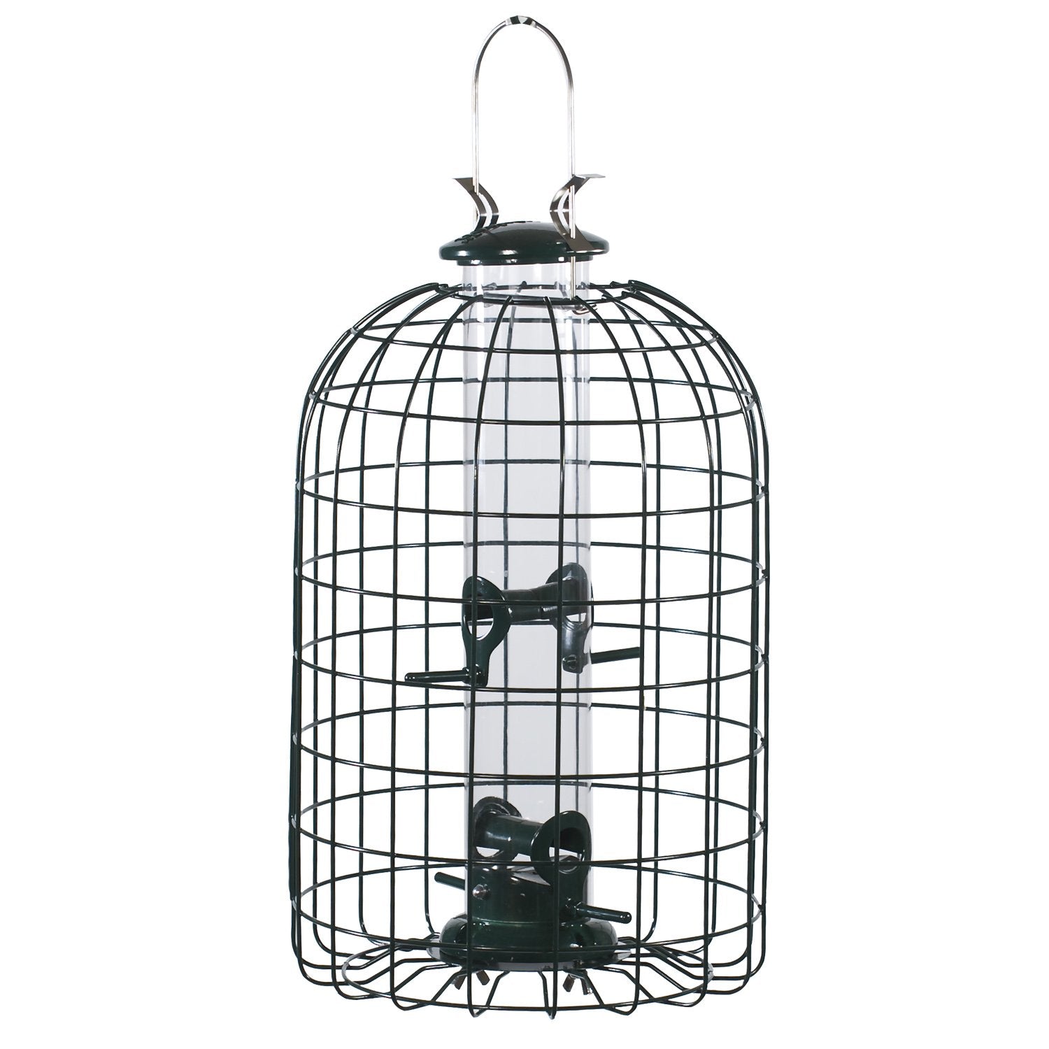 Audubon Squirrel Proof Caged Tube Type Bird Feeder Model NATUBE3