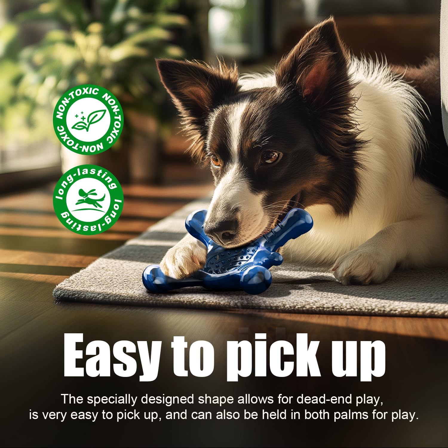 Ouilter Dog Toys For Small Dogs, Nylon Indestructible Dog Toy For Small Dogs, Hedgehog Puppy Chew Toys With Bacon Flavor,Long La