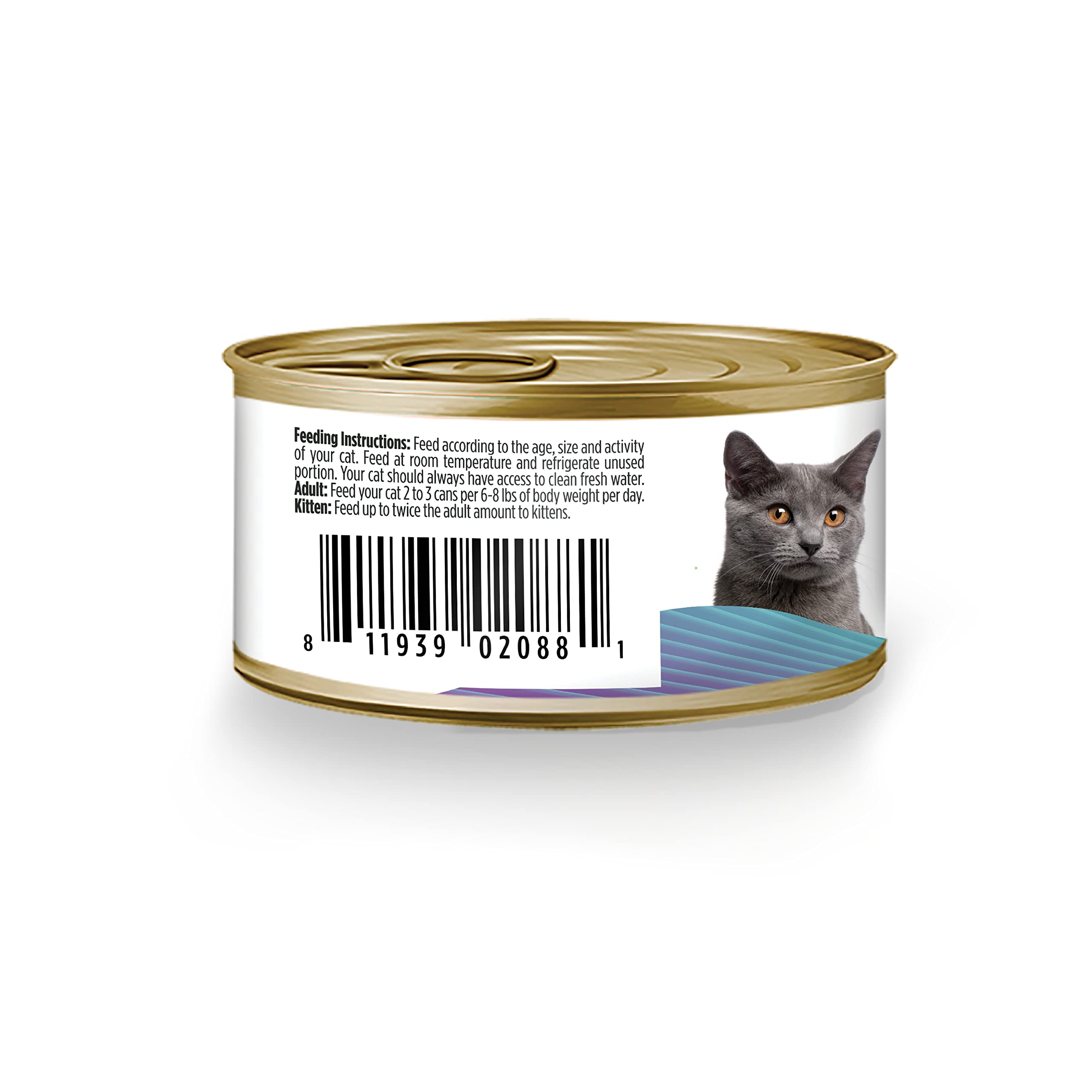 Nulo Beef & Mackerel Minced Wet Canned Cat Food, 3 Ounce (Pack of 24)