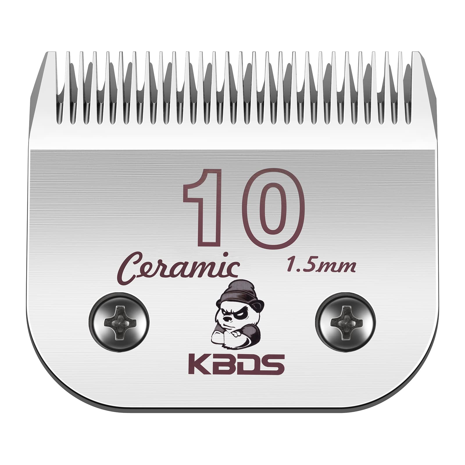 Kbds Detachable Ceramic Pet Clipper Blades,Size-10 Blade Compatible With Most Andis,Oster,Wahl A5 Clippers,Made Of Ceramic Blade