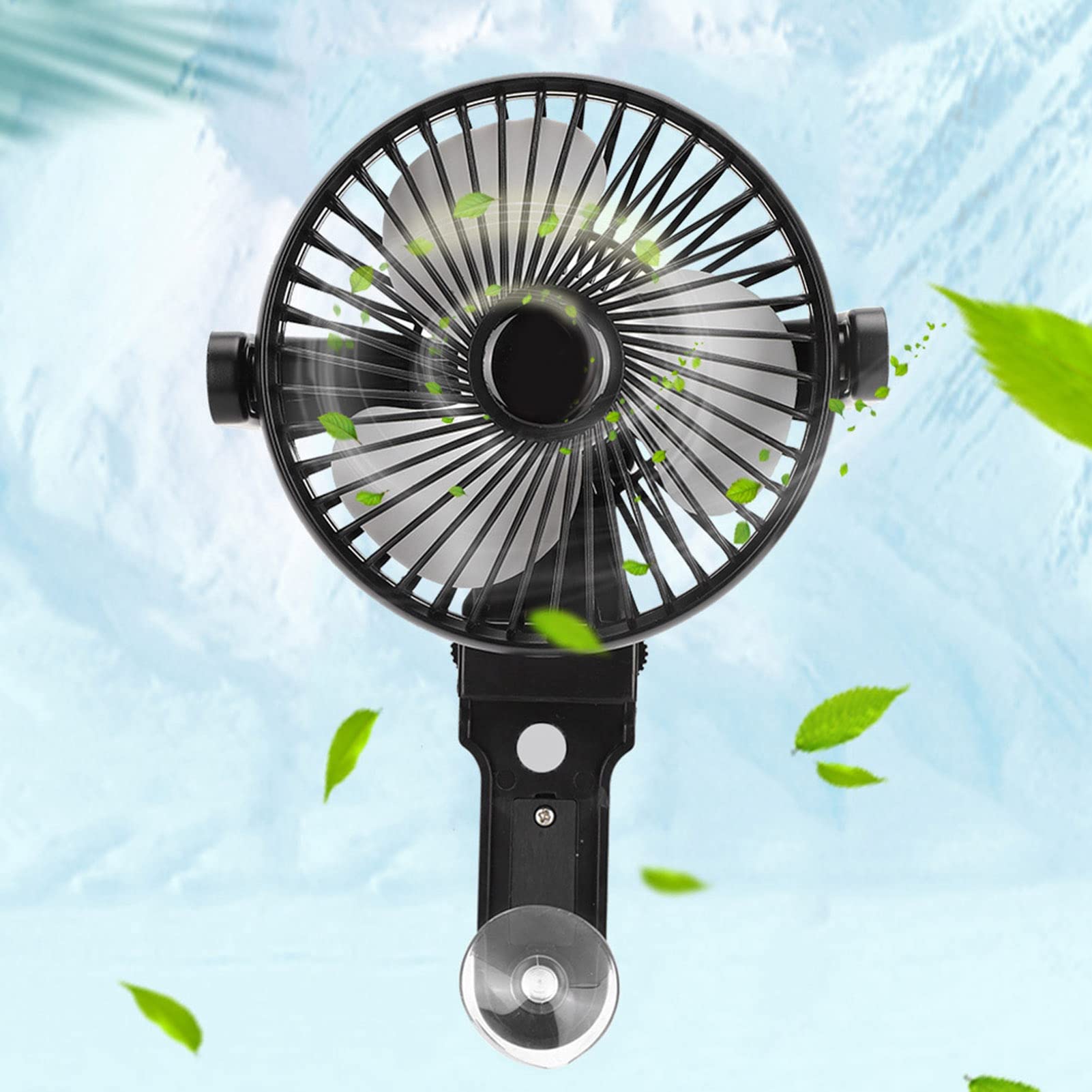 Fish Cooling Fans, Fish Temperature Control Fan, Aquarium Cooling Fan, Aquarium Fan Cooling, 110‑240 Aquarium Temperature Control Fan Aquarium Cooling Fans For Aquarium(Black)