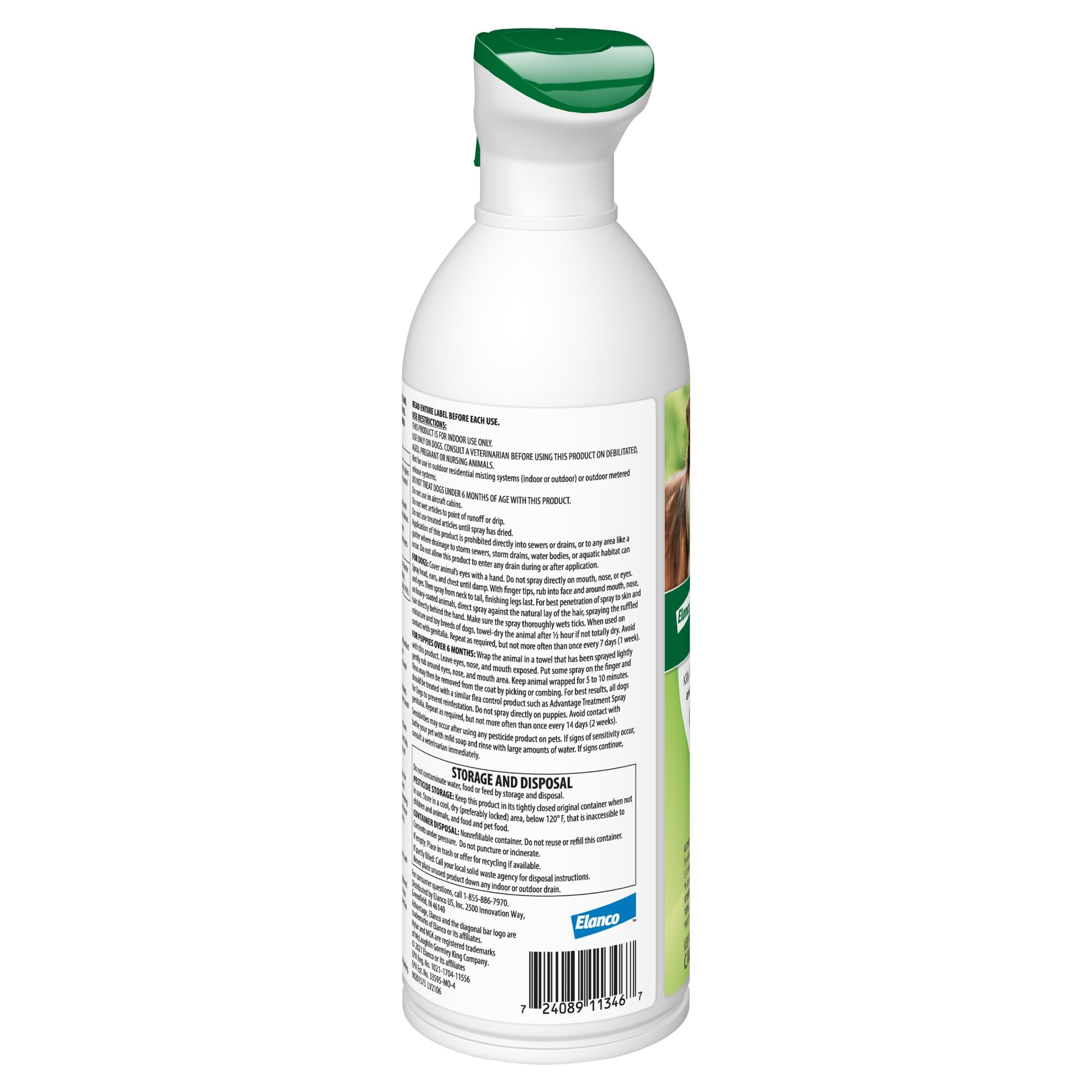 Advantage Dog Flea Treatment Spray | Kills Fleas & Ticks | Dog Flea Spray | 8 oz.