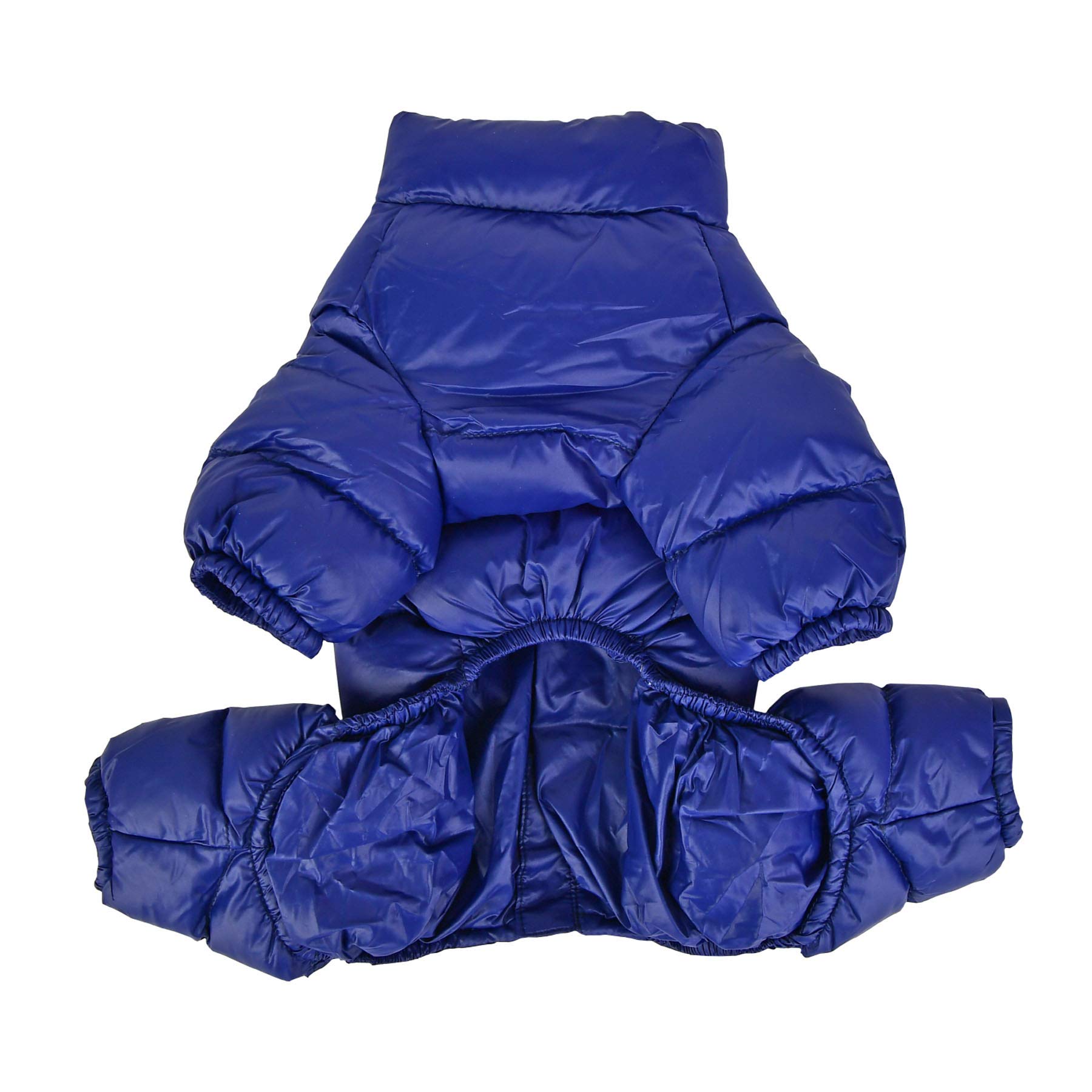 Puppia Winter Ultralight Dog Jumpsuit A Waterproof Warmth For Cold Weather Zipper Closure For Small And Medium Dogs, Navy, Small