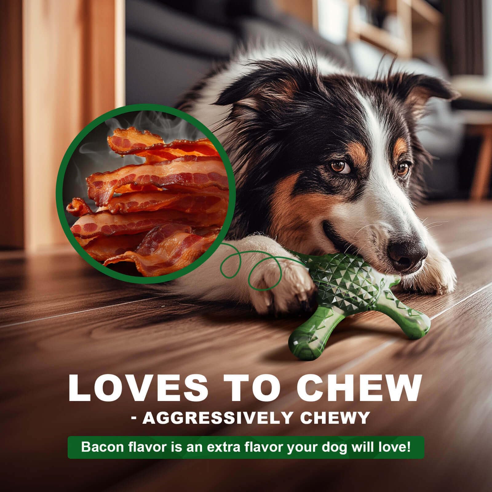 Quizvi Chew Toys For Aggressive Chewers - Tough Nylon Puppy Teething Toy For Small Dogs, Durable Dog Bone For Indoor Play & Bore