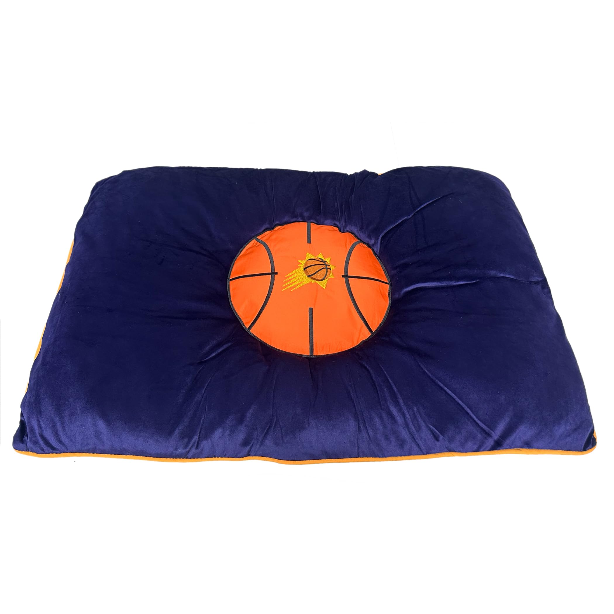 Nba Phoenix Suns Dog Mattress Pillow Bed Basketball Plush Soft Pet Bed