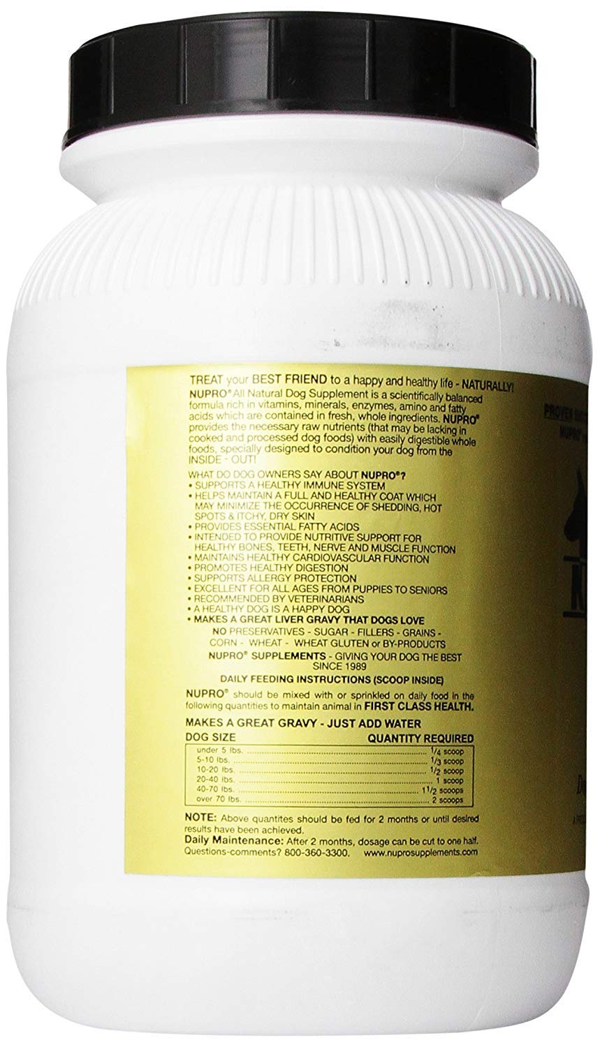 Nutri-Pet Research Nupro Dog Supplement, 5-Pound
