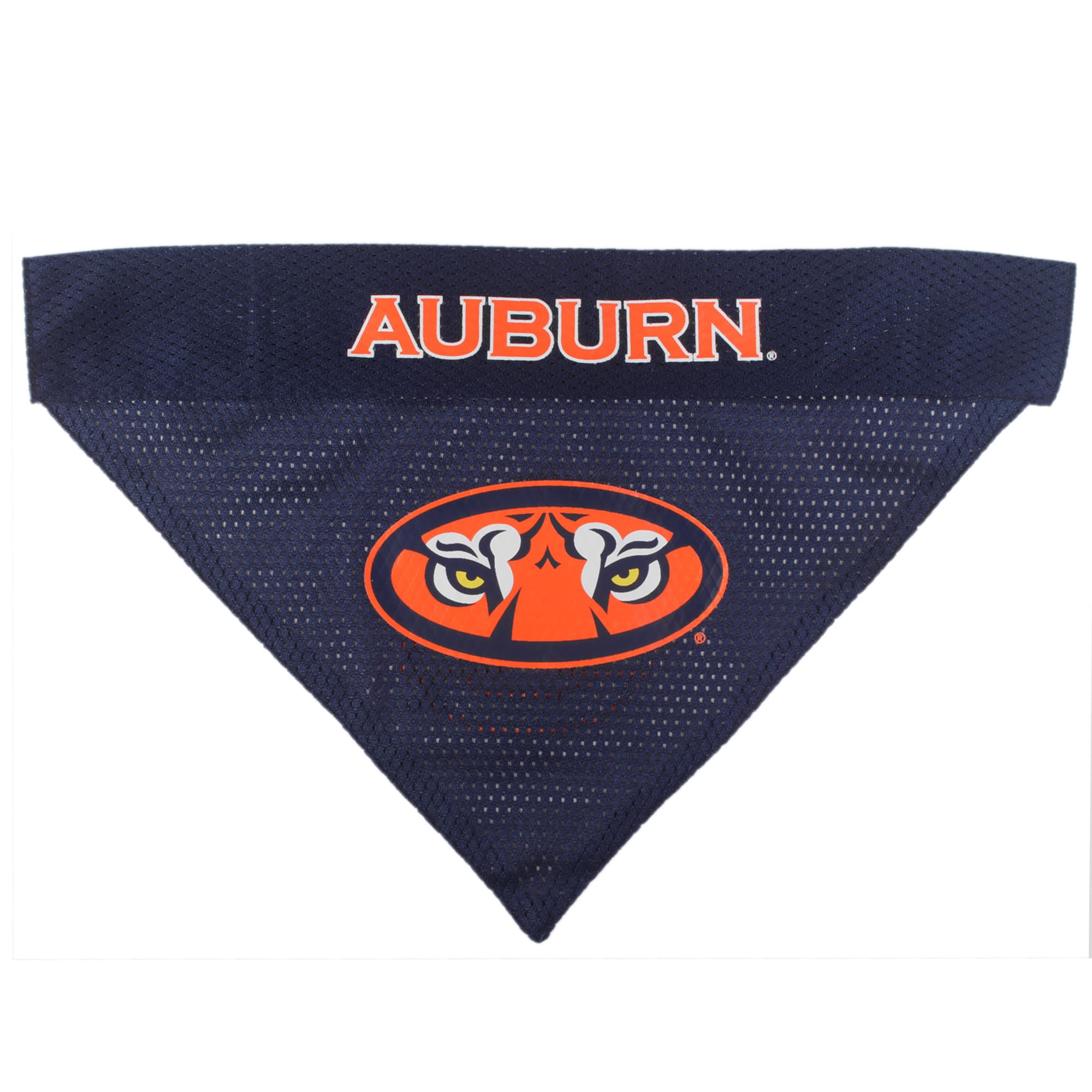Pets First Collegiate Pet Accessories, Reversible Bandana, Auburn Tigers, Large/X-Large