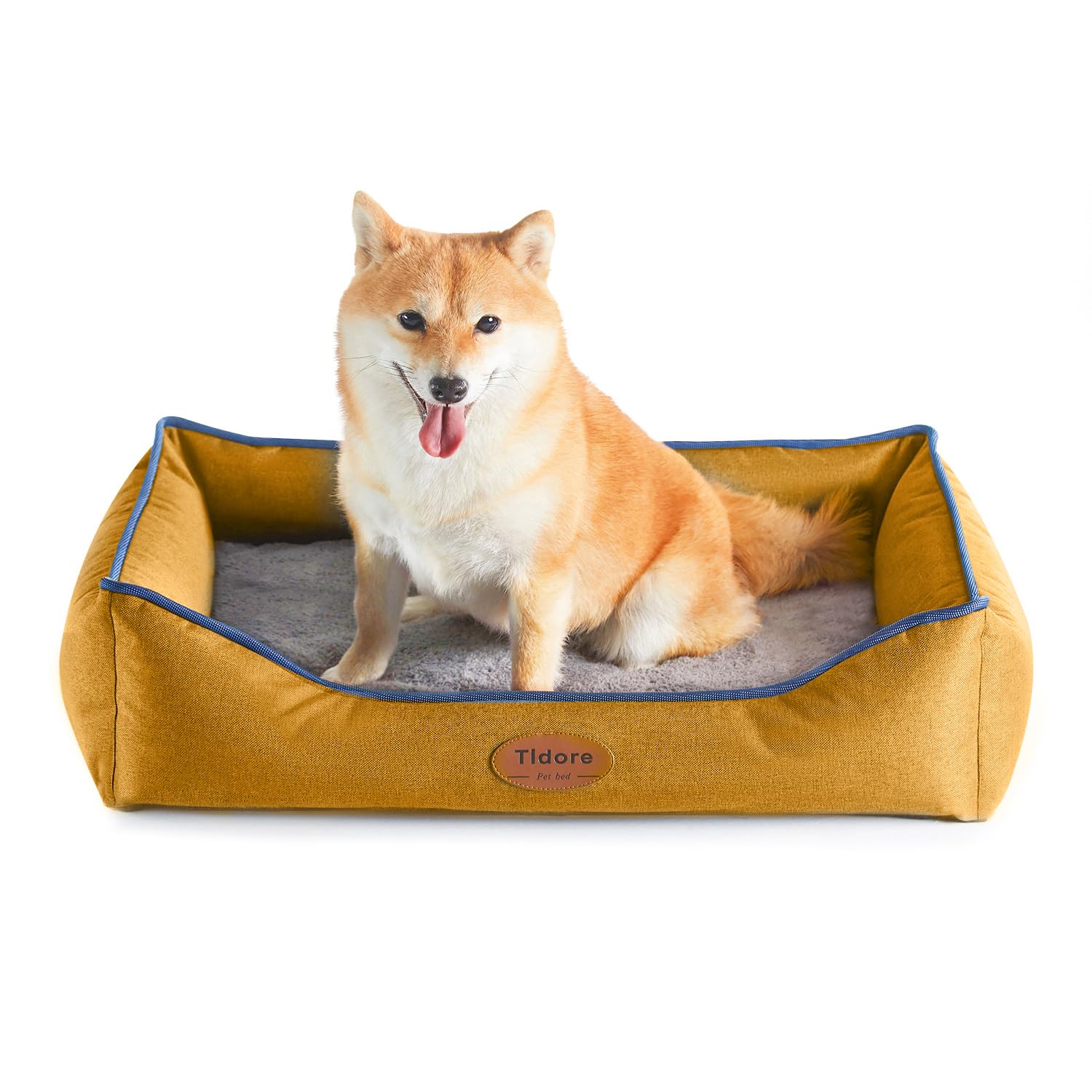 Tidore Orthopedic Dog Beds For Medium Dogs, Durable Egg Crate Foam Sofa Dog Bed Wit Washable Removable Cover,Waterproof Lining,P