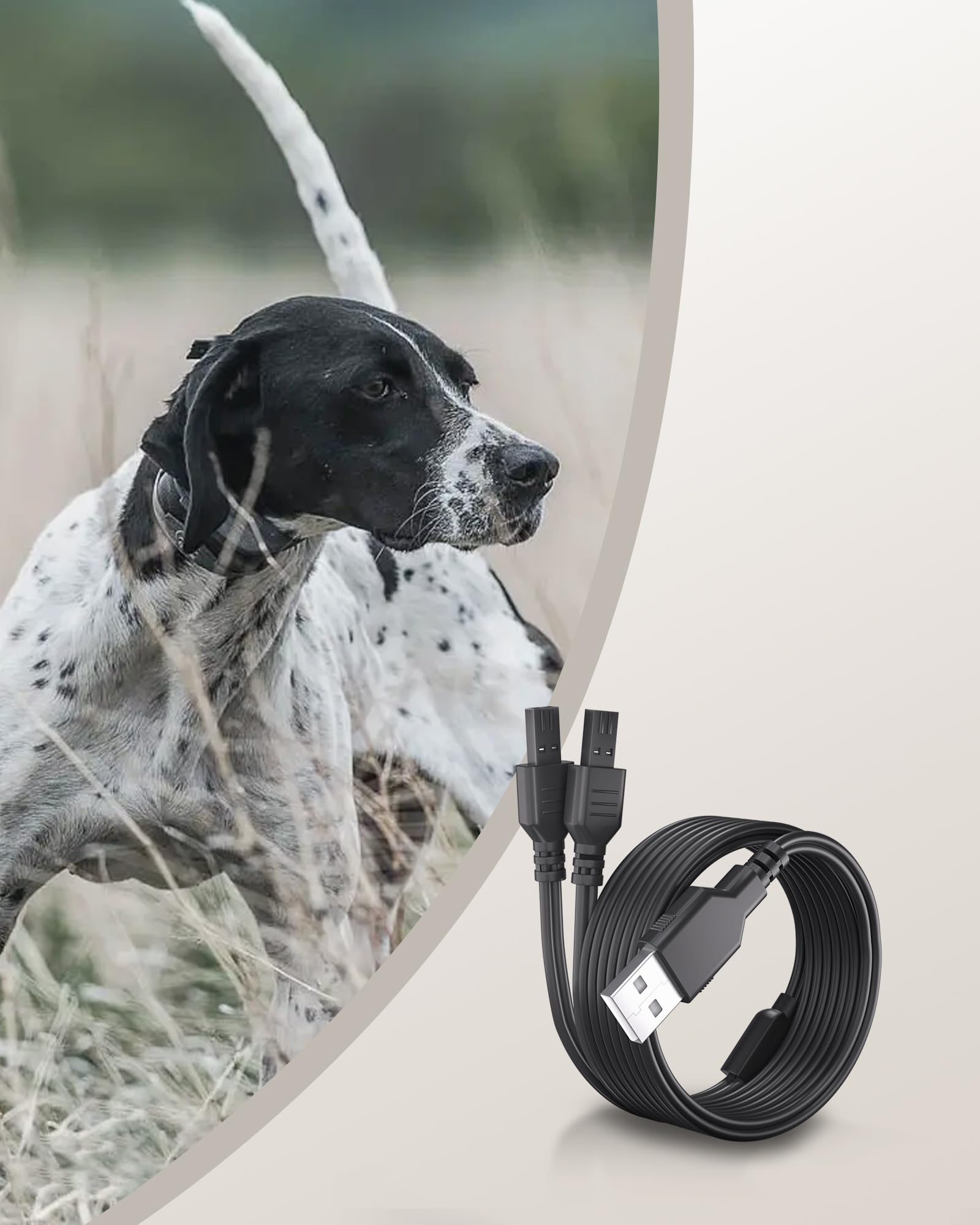 Vhbw For Petsafe Usb Charger Cable Pac00-16357 Compatible With Petsafe 100, 300, 600 And 900 Yard Remote Trainers And Lite Remot