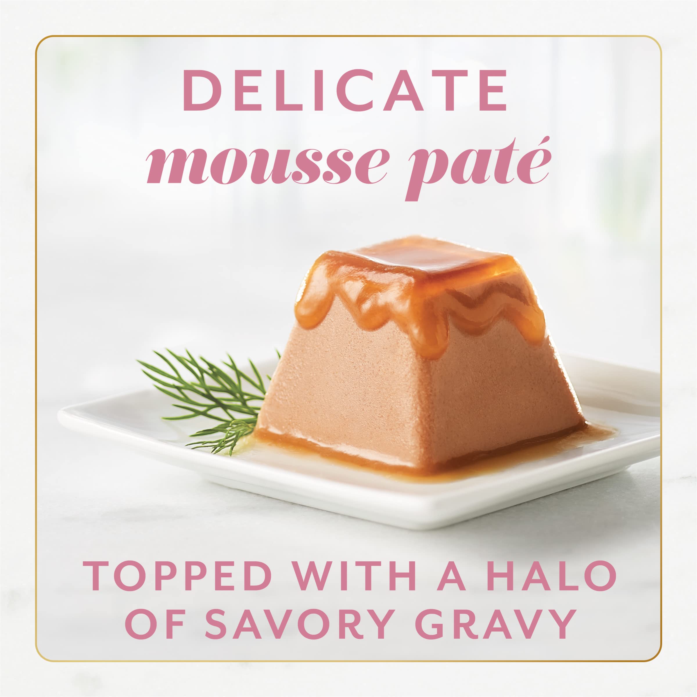 Fancy Feast Gems Pate Cat Food Mousse With Salmon and a Halo of Savory Gravy Cat Food - (Pack of 8) 4 oz. Boxes