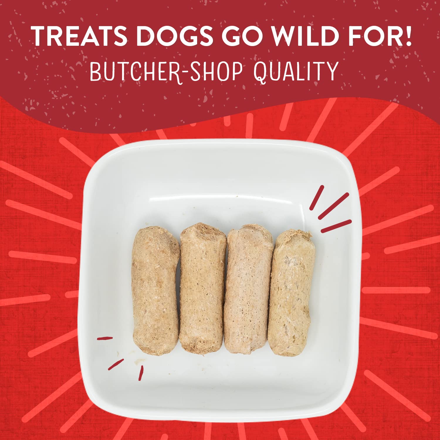 Stella and Chewys Dog Freeze Dried Weenie Red Meat 3.25 Oz.