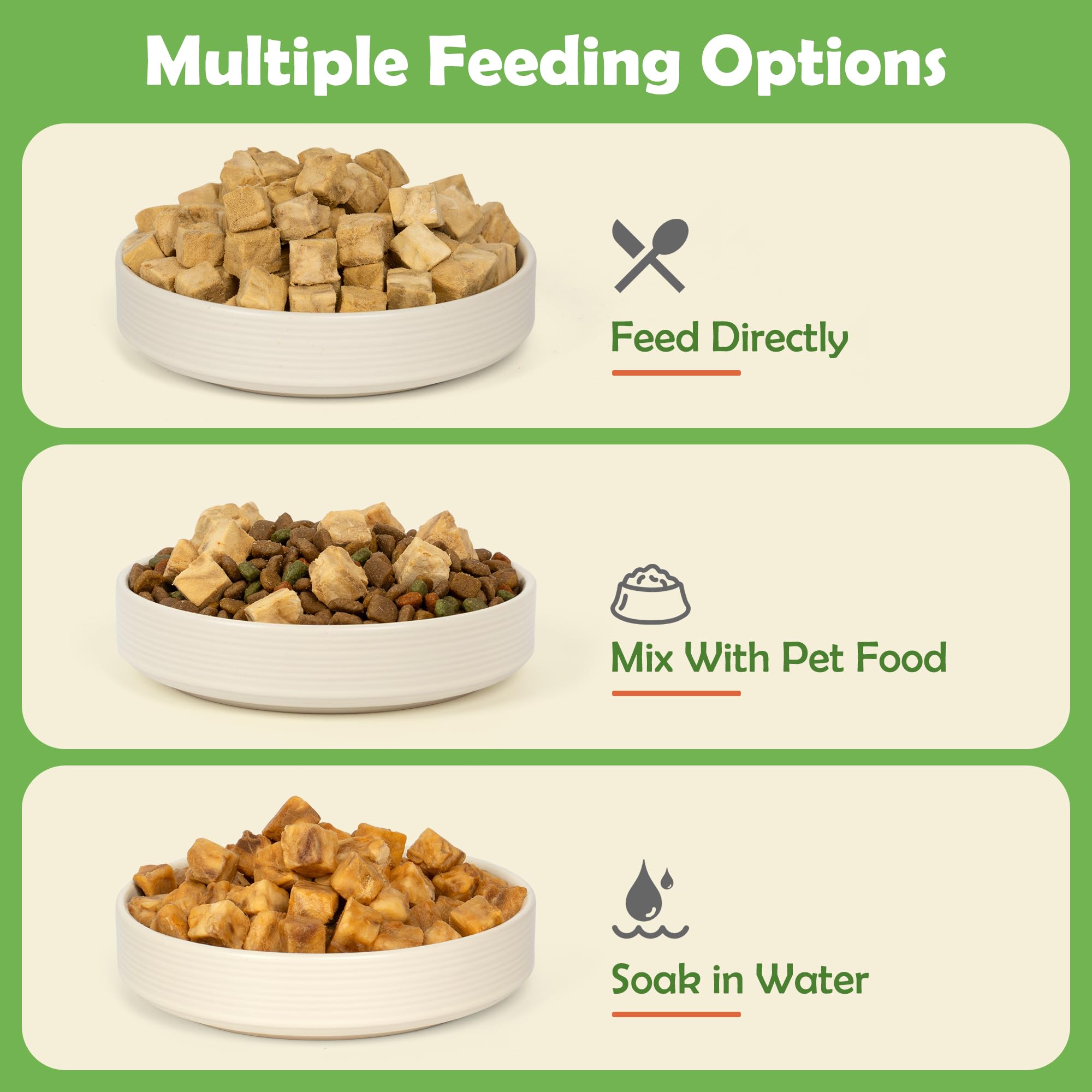 MON2SUN Freeze Dried Salmon Cat and Dog Treats, Single Ingredient Natural and Healthy Dog Snacks, High Protein Training Treats &