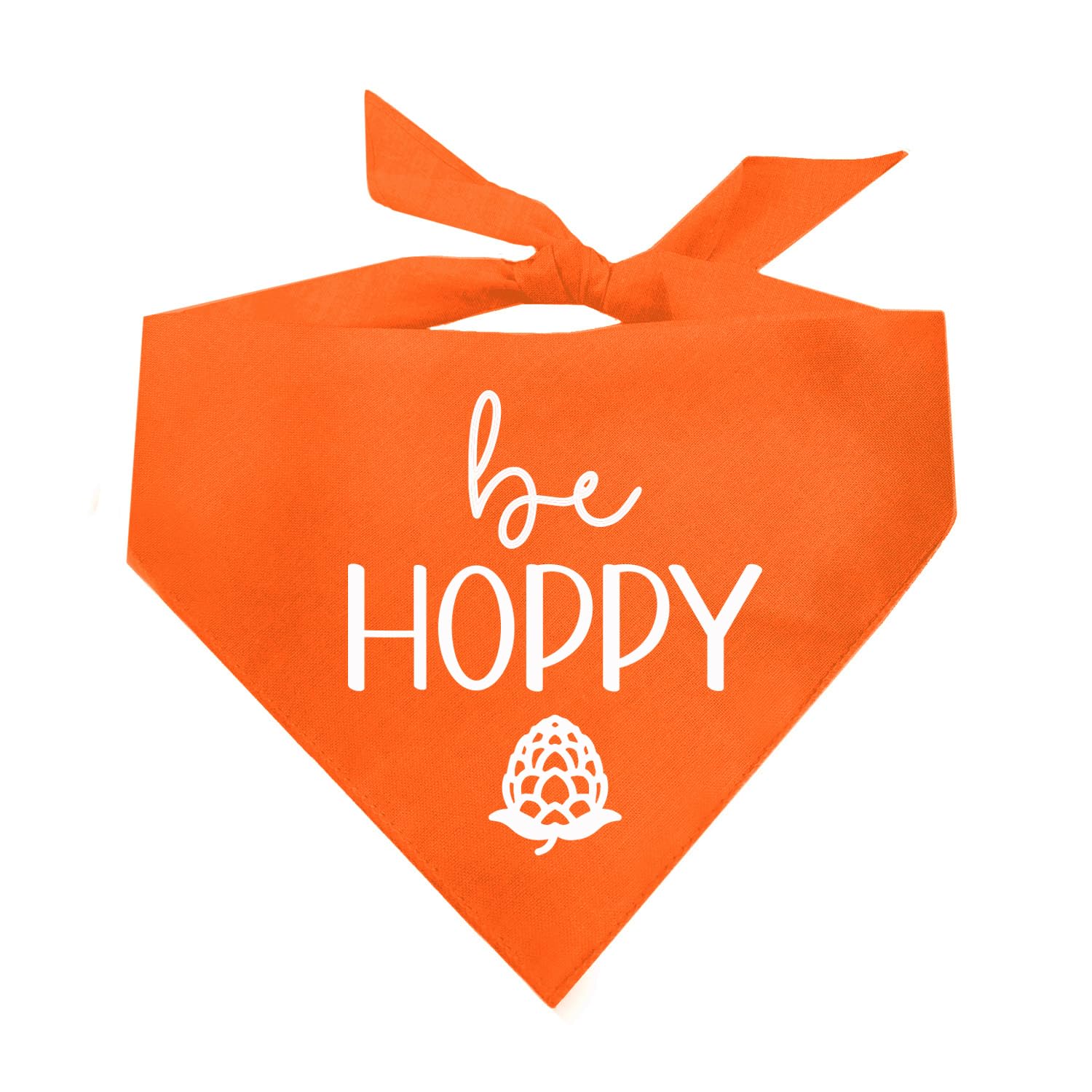 Be Hoppy Brewery Beer Lover Dog Bandana (Orange, Xs 217)