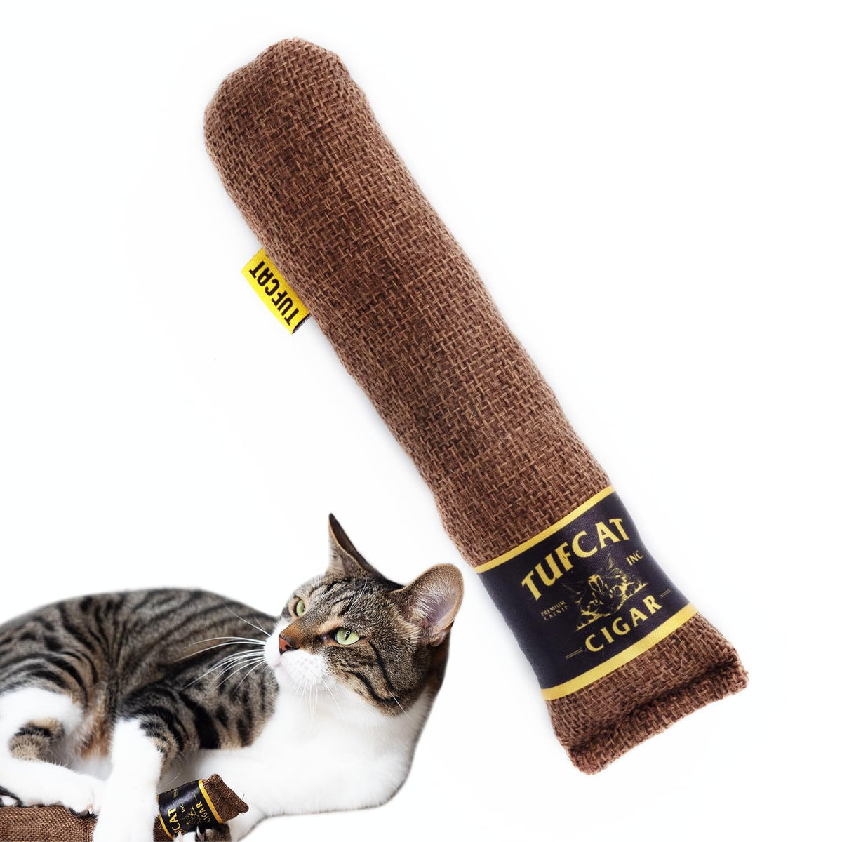 Cat Toy Cigar, Catnip Toys For Cats Of All Breeds, Cat Toys For Indoor Cats, Kitten Toys, Action Themed Fun For Kicking, Biting,