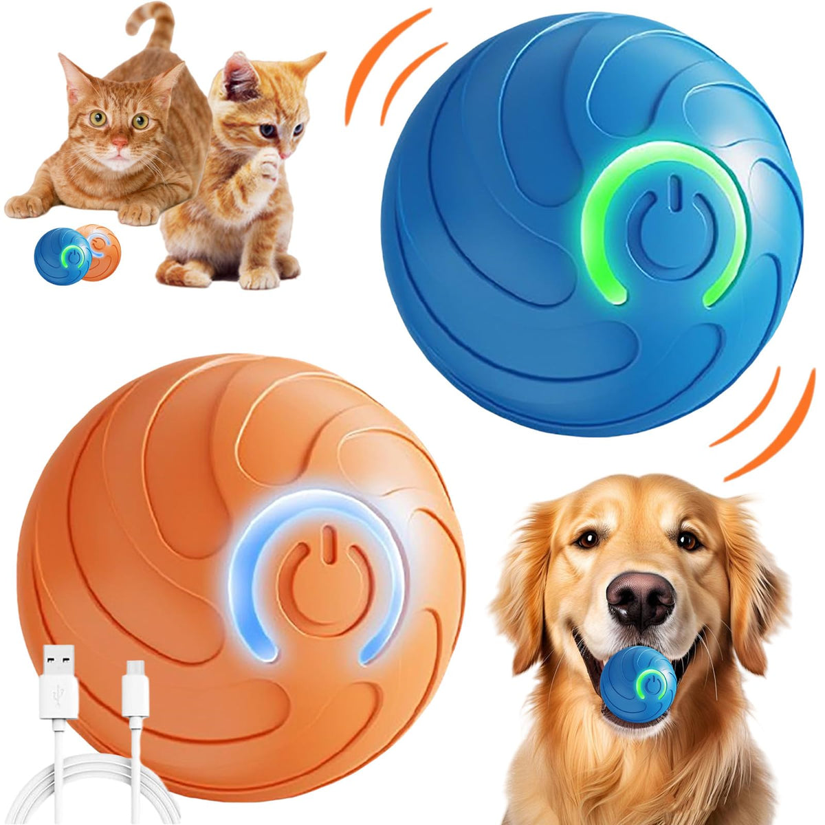 Smart Jumping Ball for Dogs interactive dog toys Smart Jumping Ball Dog Toy Interactive Vibrating Bouncing Balls duraspin dog ba