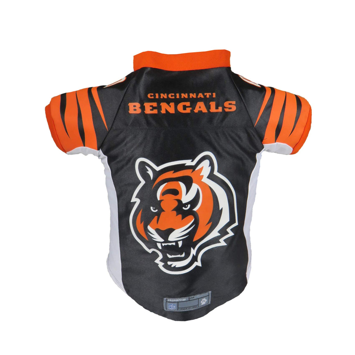 Littlearth Unisex-Adult Nfl Cincinnati Bengals Premium Pet Jersey, Team Color, X-Large