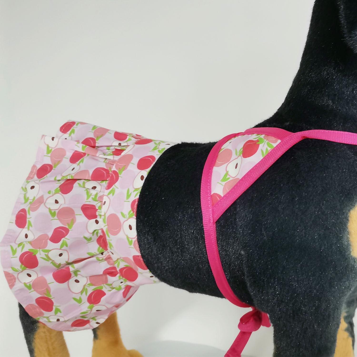 Dog Bikini Swimsuit Summer Puppy Bathing Dress Beach Clothes Cat Costume For Puppy Dog Cat Peach M