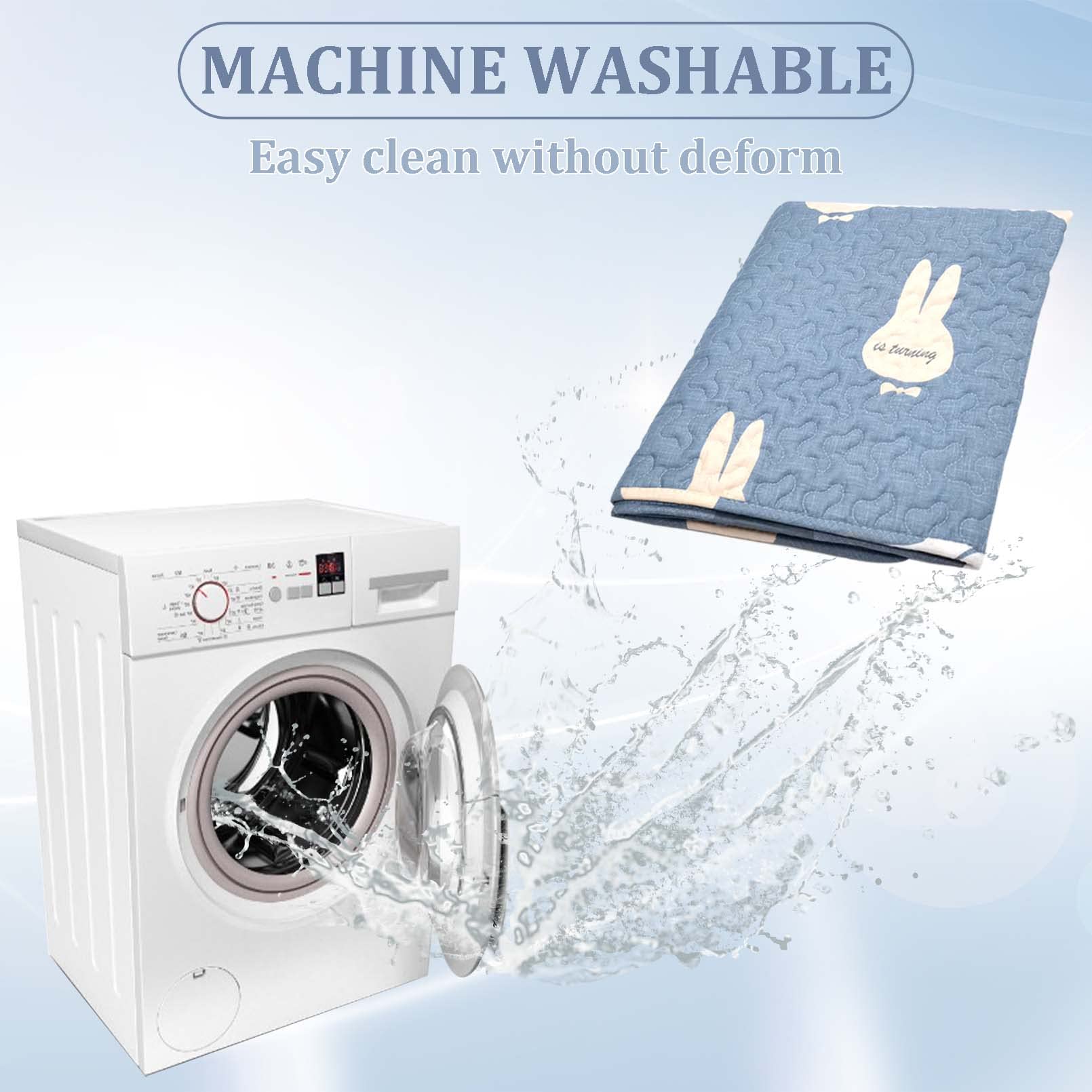 Kathson Rabbit Cage Liners Washable Super Absorbent Sleep Pad Bed For Guinea Pig Small Animals Reusable Fleece Bedding Anti-Slip