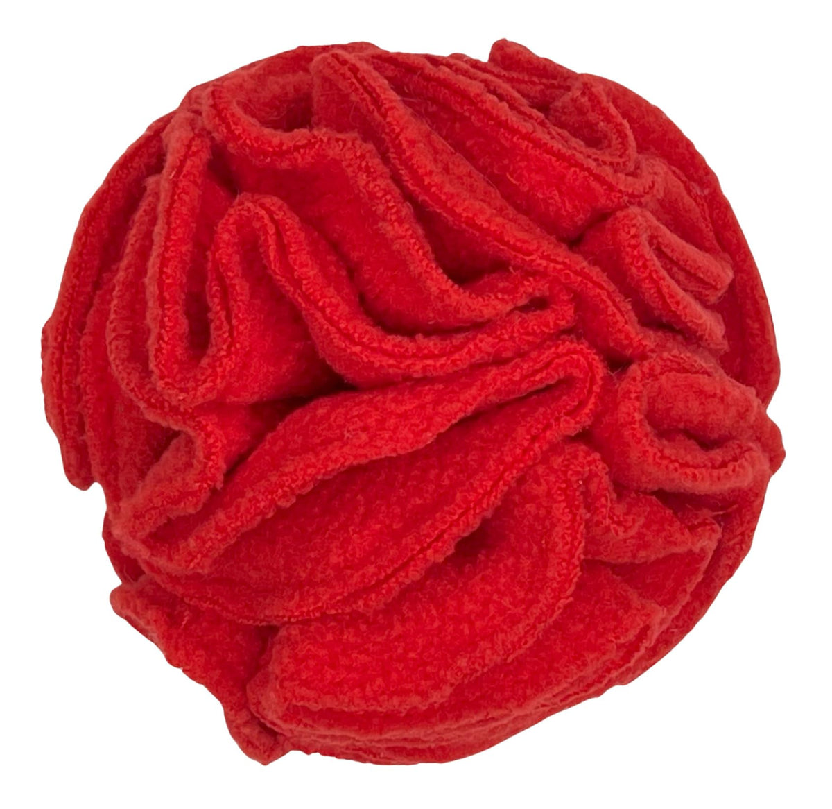 Glory To Dog Puppy And Small Breed Snuffle Interactive Foraging Dog Puzzle Ball Toy Red With Crinkle