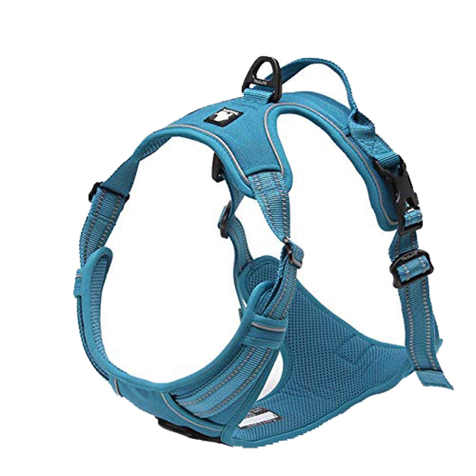 True Love Truelove Adjustable No-Pull Dog Harness Reflective Pup Vest Harnesses Comfortable Control Brilliant Colors Tlh5651(Blue,L)