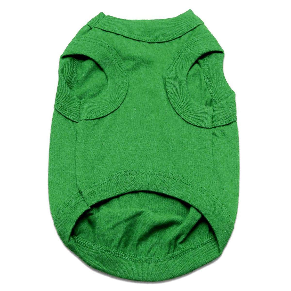 DOGGIE DESIGN Cotton Dog Tank Emerald Green