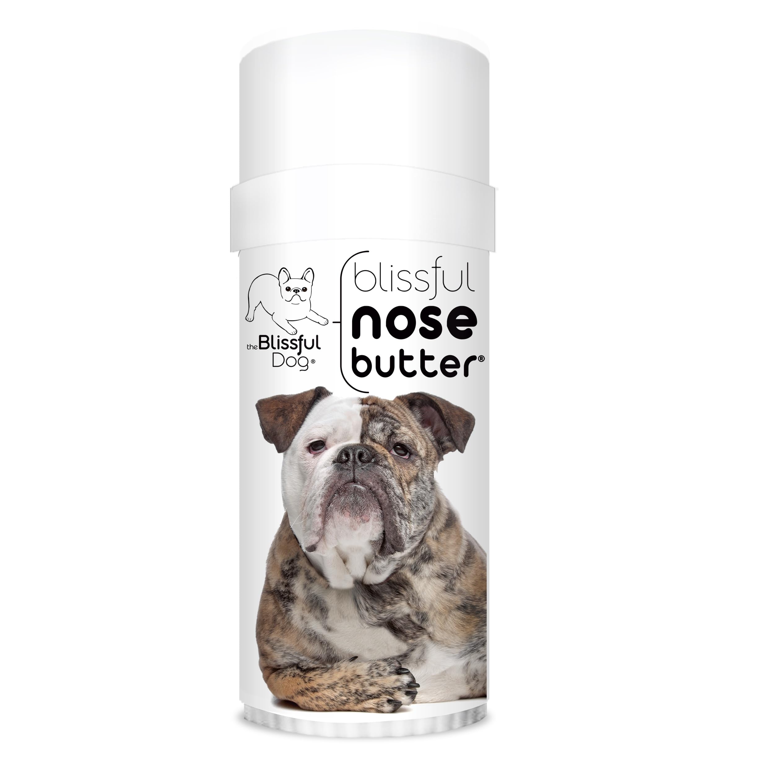 The Blissful Dog Olde English Bulldogge Unscented Nose Butter - Dog Nose Butter, 2 Ounce