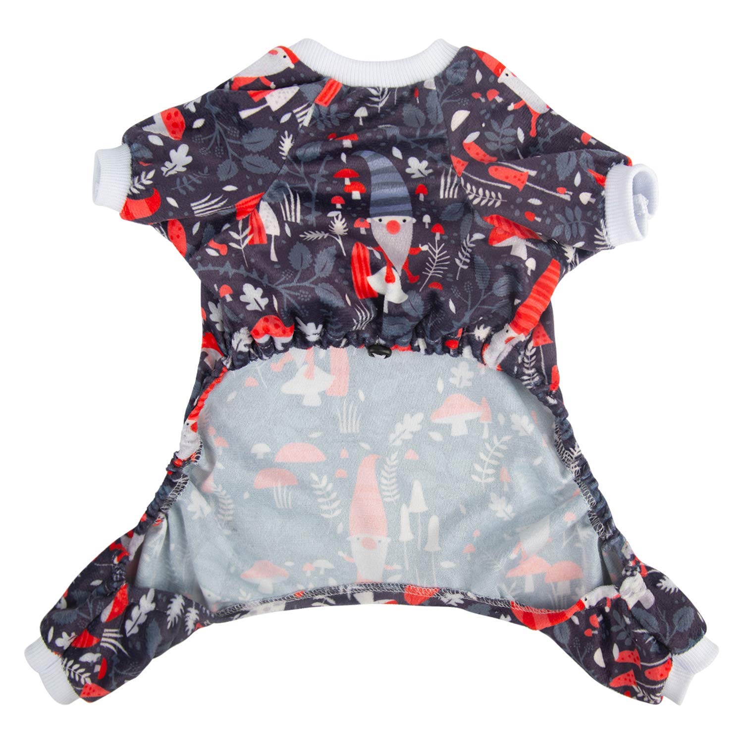 Cutebone Dog Pajamas Christmas Clothes Pjs For Small Dogs Shirts P111M