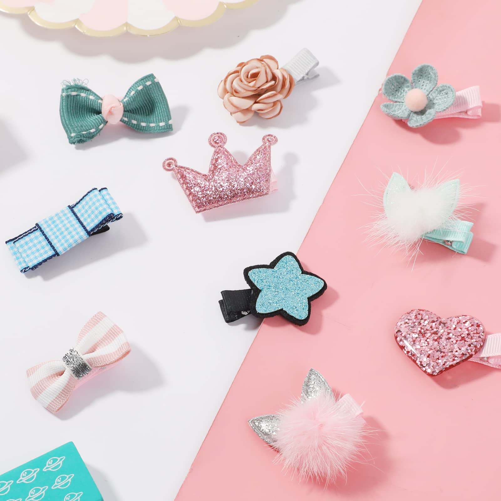 10 Pcs Dog Hair Clips Small Dog Hair Bows Cute Dog Hair Grooming Accessories Girls Puppies Hair Barrettes Flower Crown Hairpin Cat Topknot Pet Headdress Dog Grooming Bowknot For Kitten Pet Small Dog
