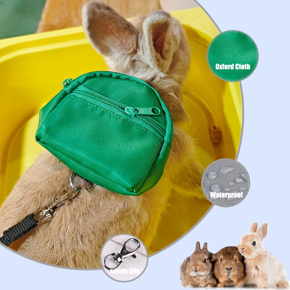 Portable Guinea Pig Backpack With Small Bag Harness And Leash Set, Space Capsule Bubble Pet Carrier Cage Travel For Rabbit, Bear