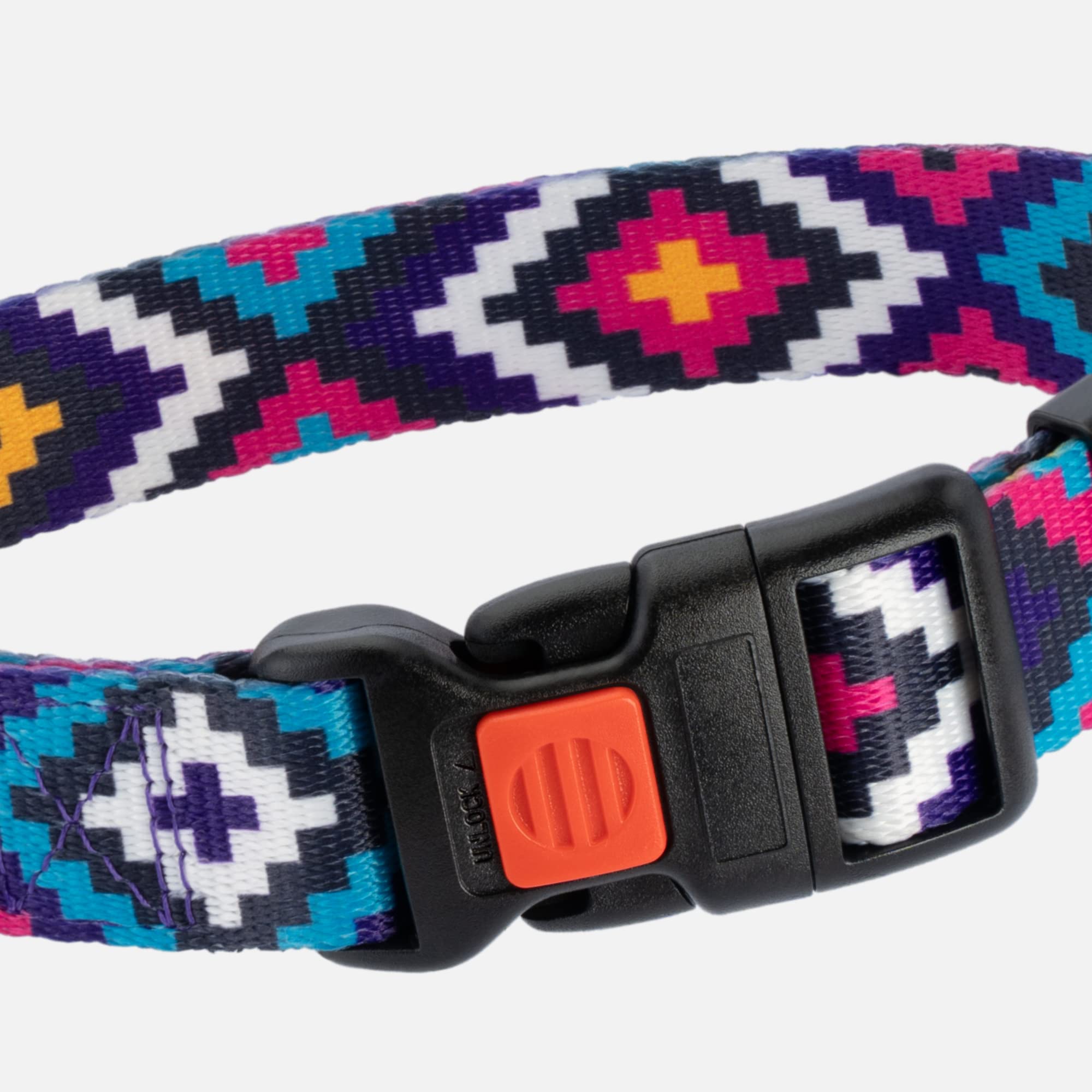Collardirect Aztec Dog Collar Adjustable Nylon Tribal Pattern Geometric Pet Collars For Dogs Small Medium Large Puppy (Tribal Ma