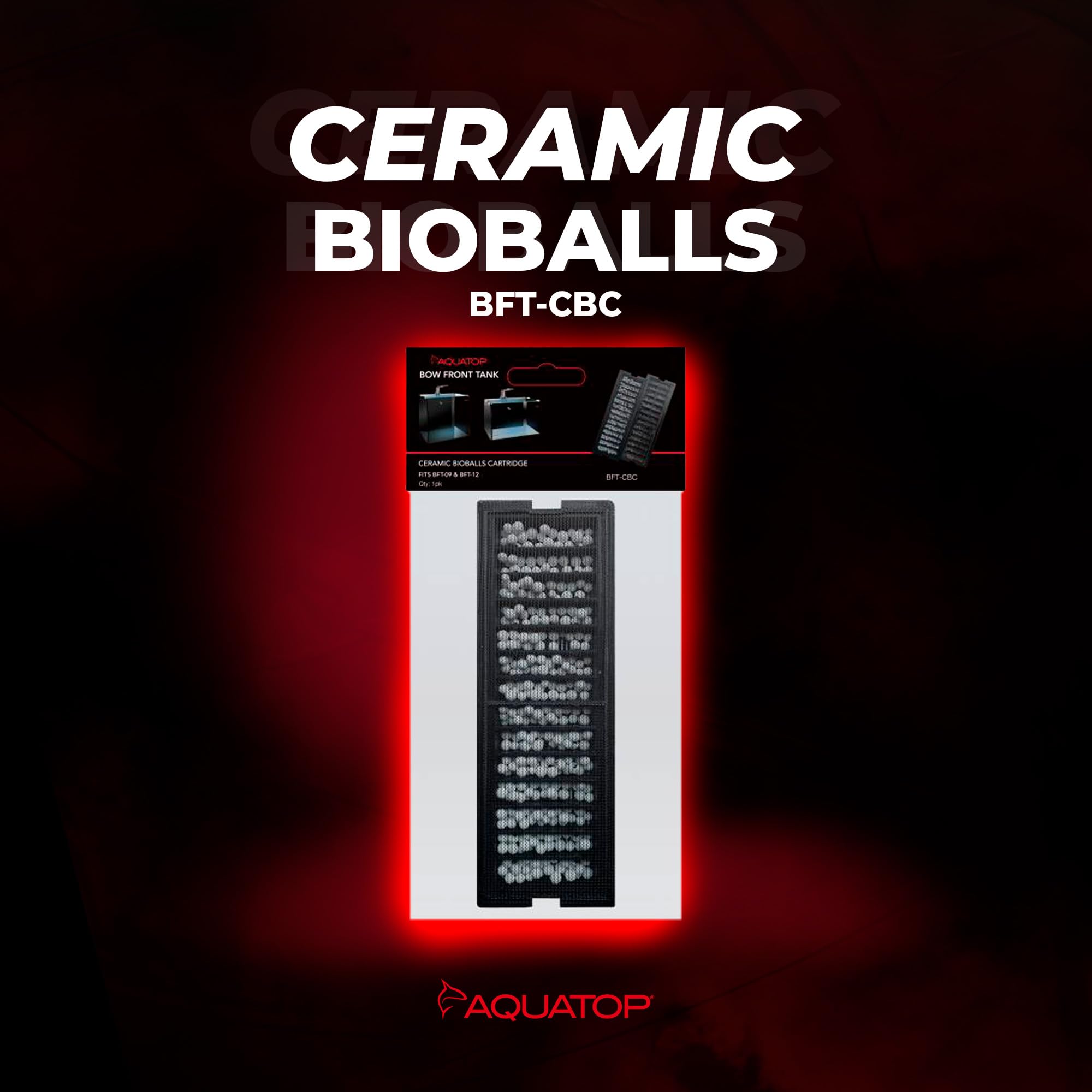 Aquatop Premium Ceramic Bioballs Cartridge 1-Pk For Bft-08 & Bft-13 Tanks Bft-Cbc