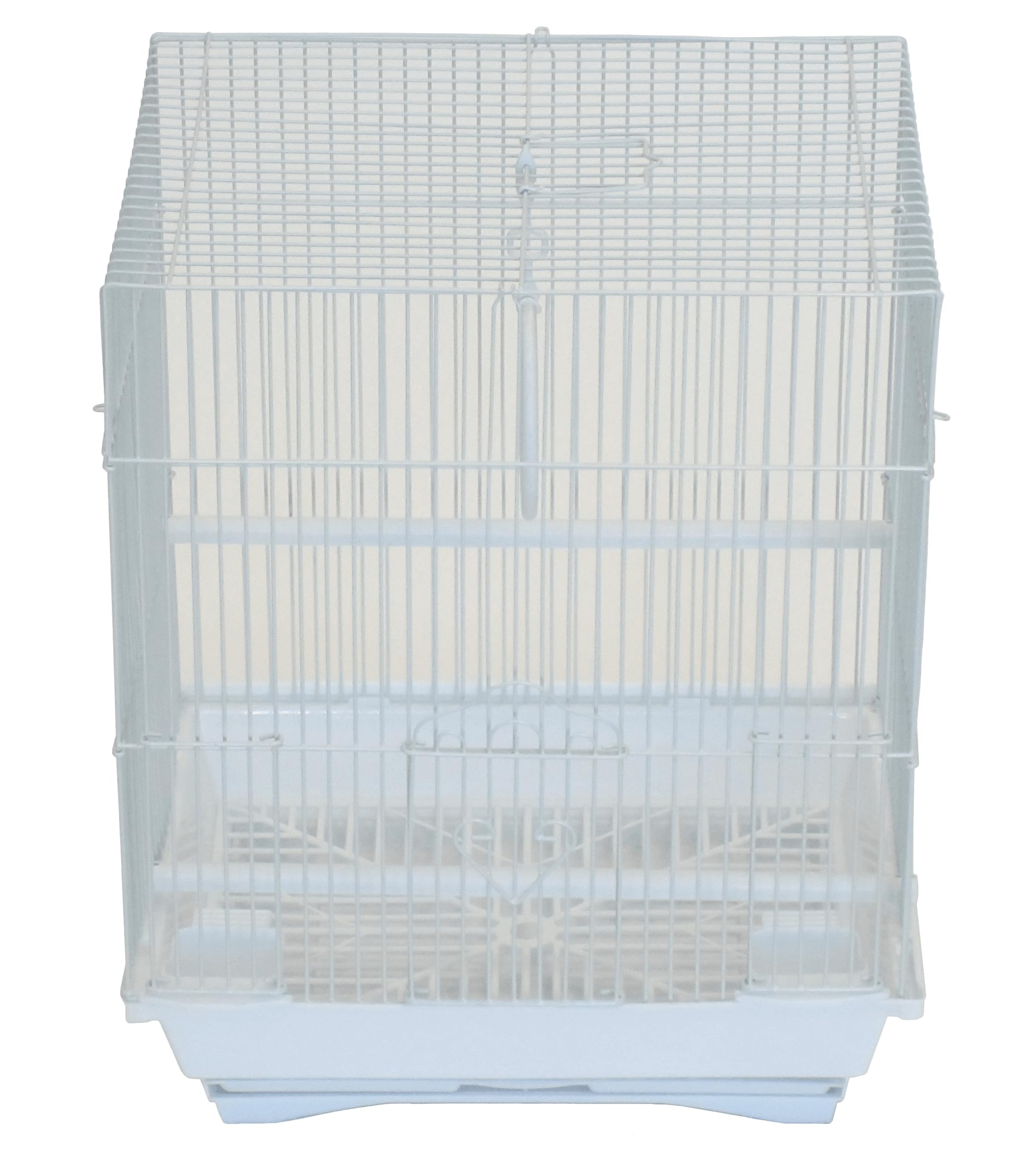 Yml A1124Mblu Flat Top Small Parakeet Cage, 11'' X 8.5'' X 14''