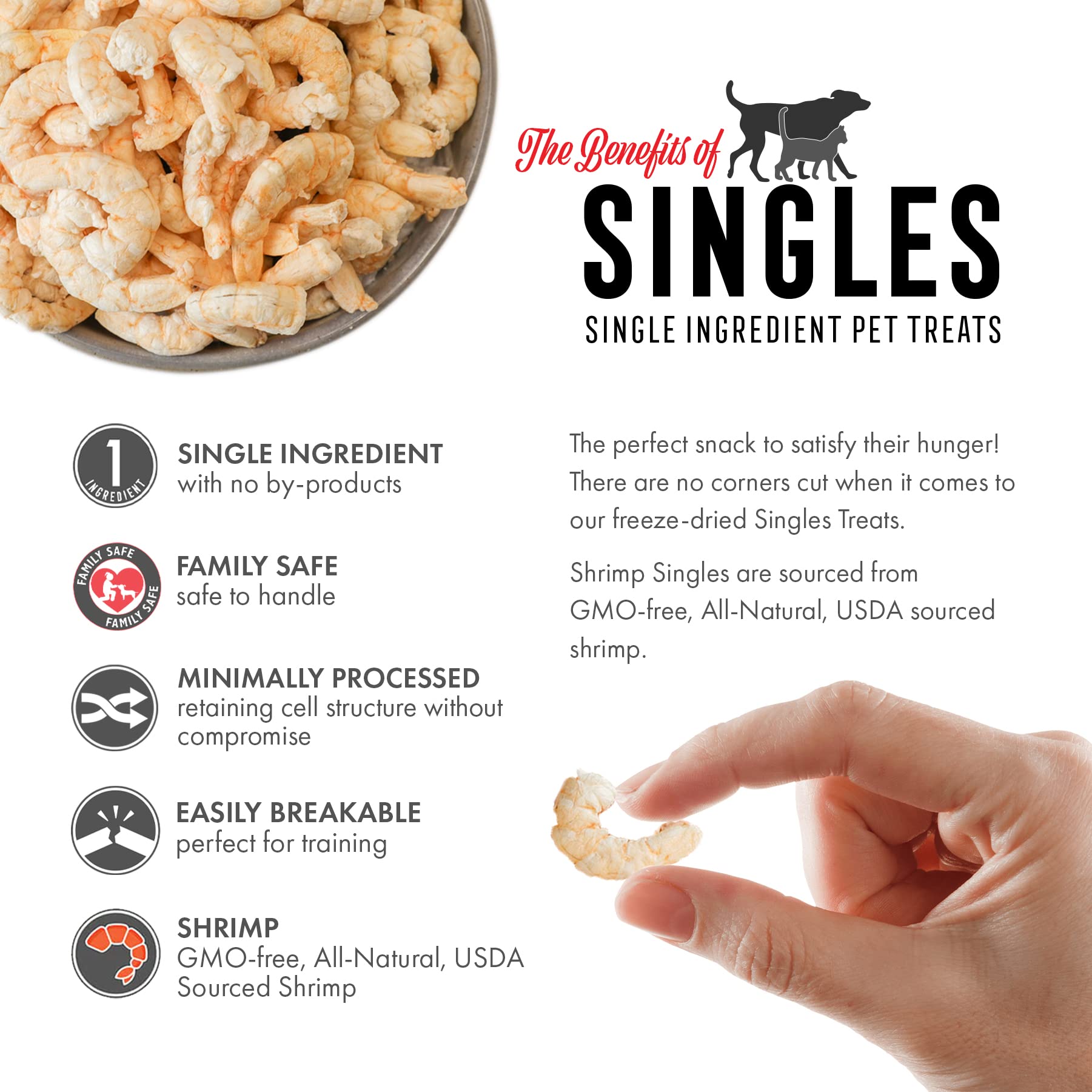 Grandma Lucys Single Ingredient Shrimp Treats - 0.65oz