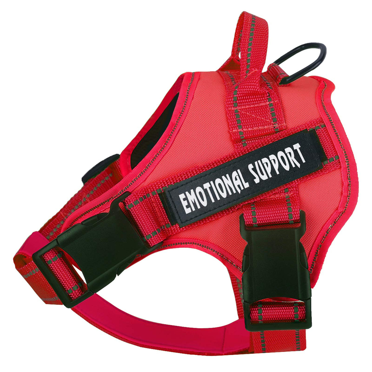 Voopet Service Dog Harness, Emotional Support Pet Vest Harness, Reflective Breathable And Adjustable No-Pull Esa Dog Harness For