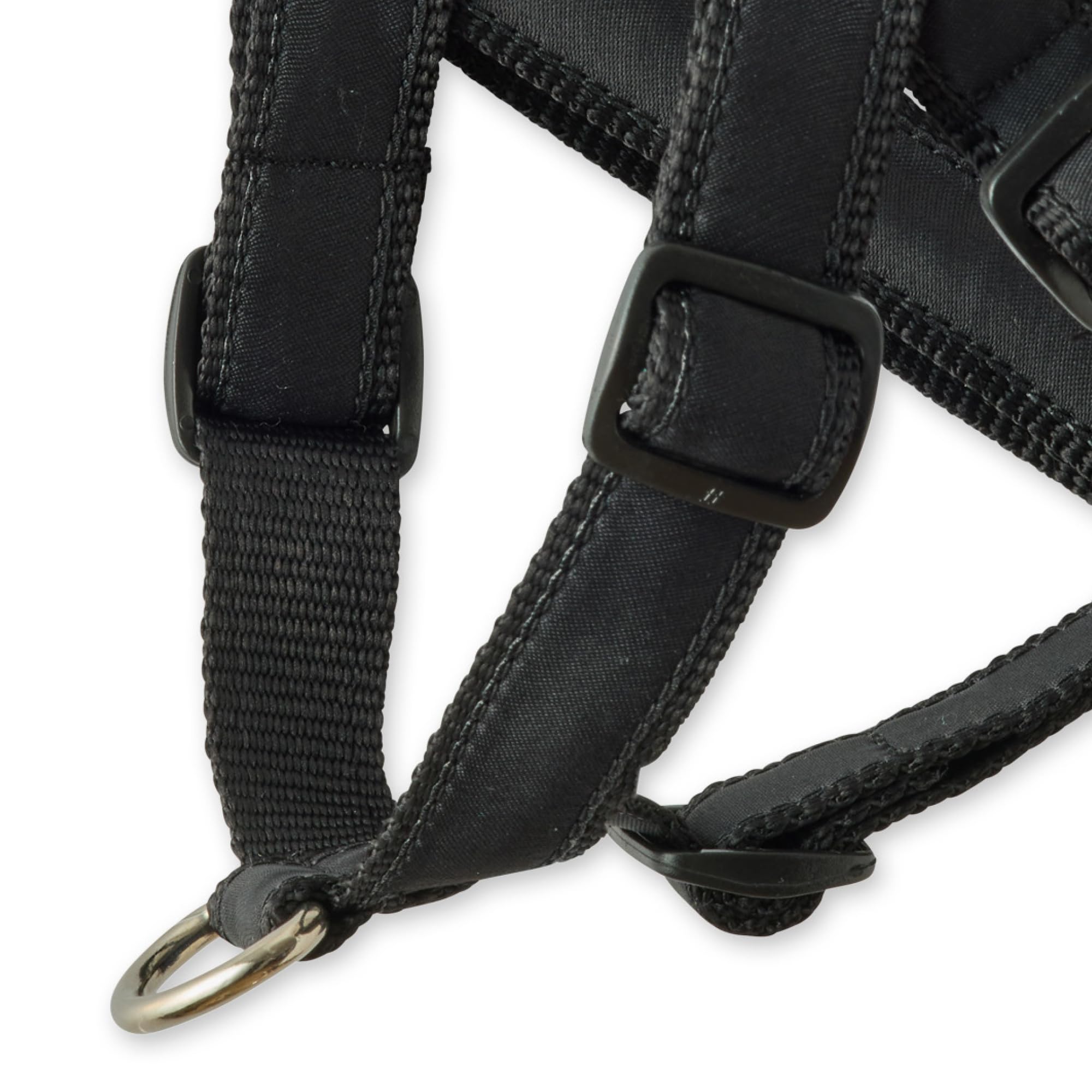 Pet Passion Remy - The Recycled Ribbon Harness, Black, X-Small