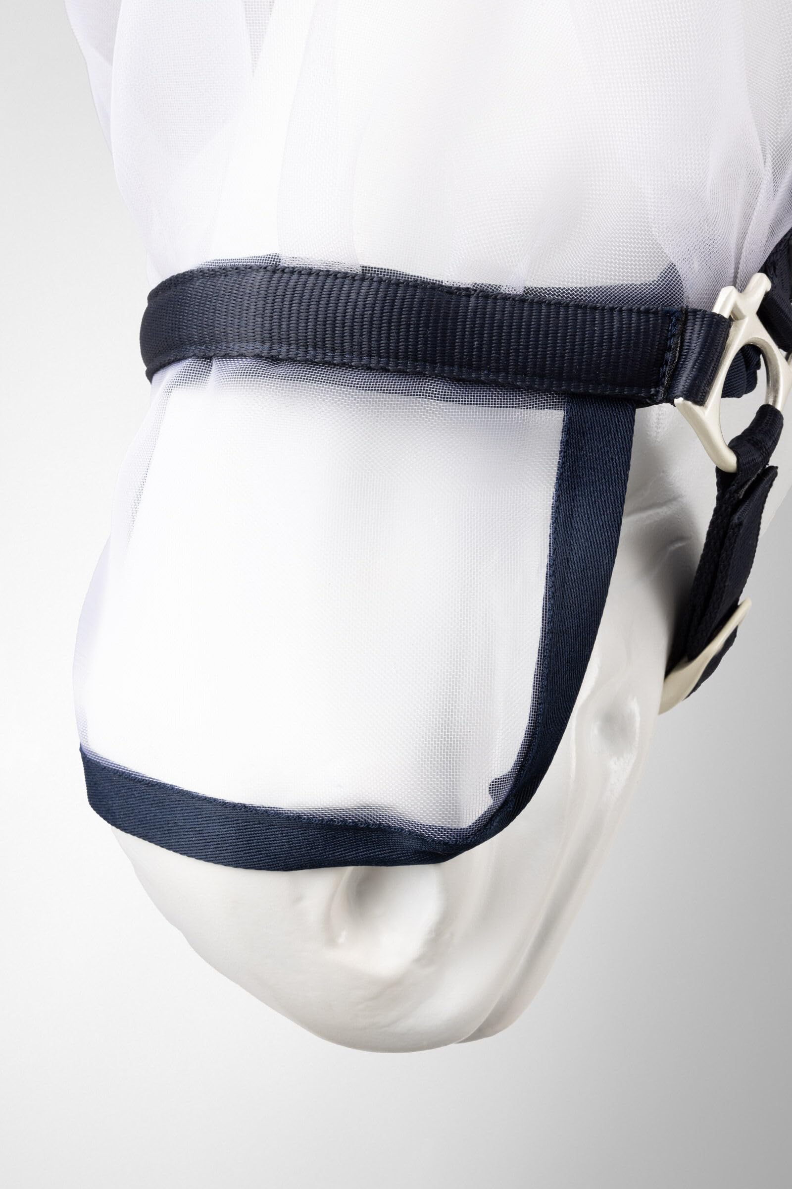 HORZE Paso Fino 2 in 1 Halter and Fly Mask - Overture Navy - Horse