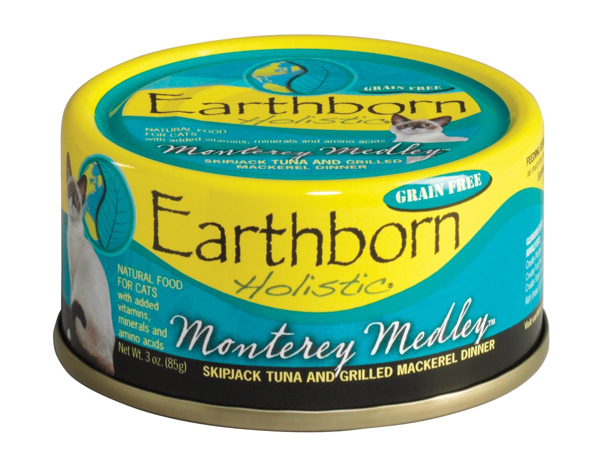Earthborn Holistic Monterey Medley Grain Free Canned Cat Food, 3 oz, Case of 24