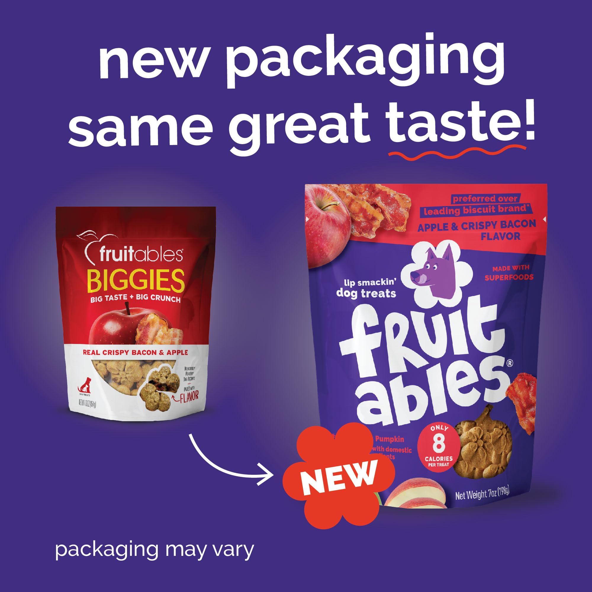 Fruitables Baked Dog Treats, Healthy Pumpkin Treat for Dogs, Low Calorie & Delicious, Free of Wheat, Corn and Soy, Made in The U