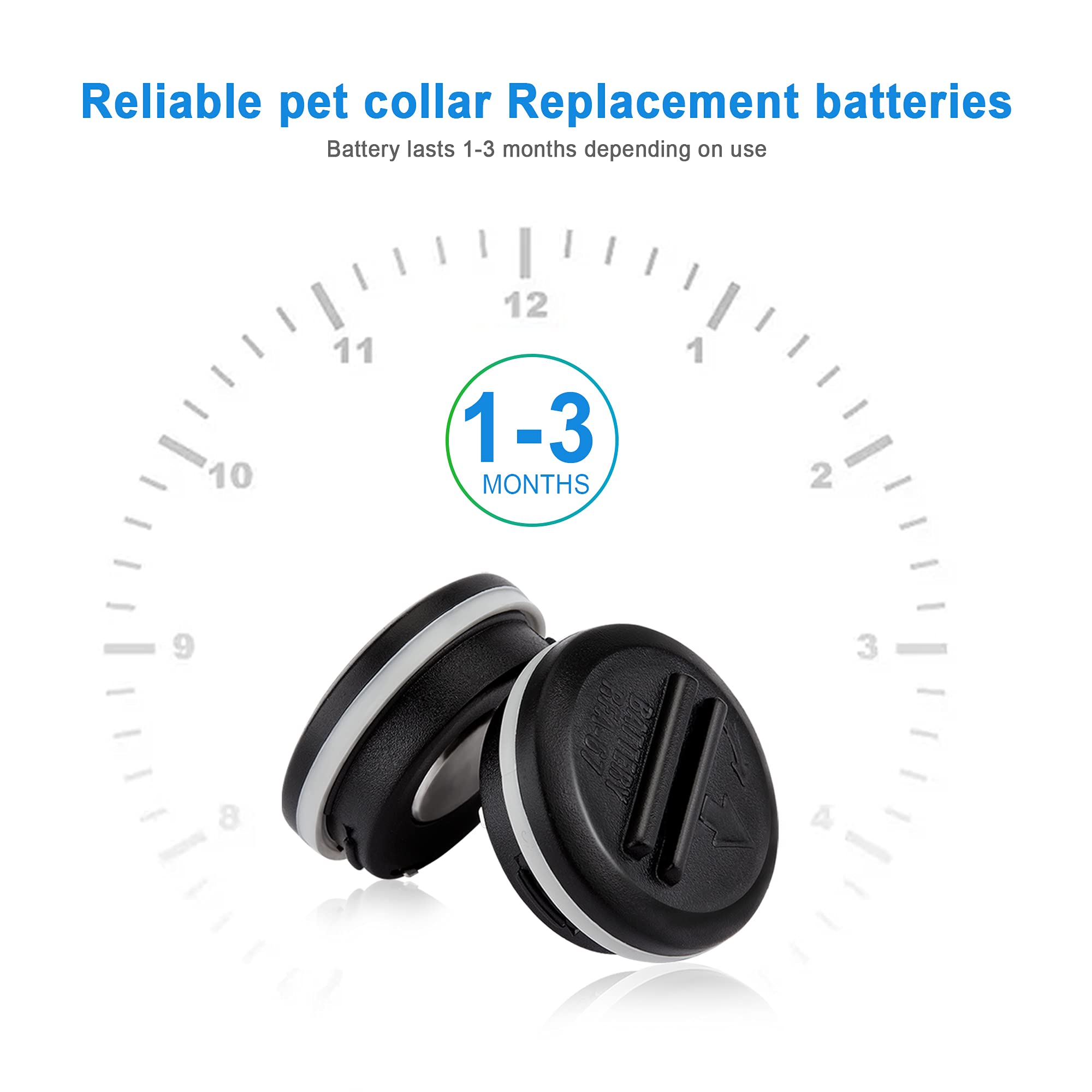 Lp Rfa-67 Pet Collar Batteries For Pif-300 Rf300 Pif-275-19 Prf-3004W Pul-250, Compatible With Rfa-67D-11 6 Volt Lithium Replace