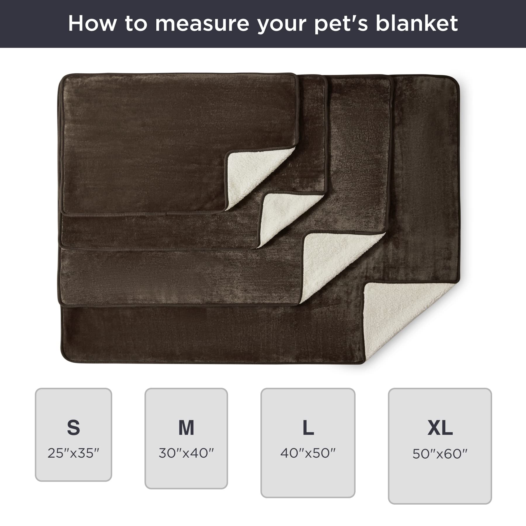 Bedsure Waterproof Dog Blankets For Medium Dogs - Medium Cat Blanket Washable For Couch Protection, Sherpa Fleece Puppy Blanket, Soft Plush Reversible Throw Furniture Protector, 30'X40', Coffee Brown