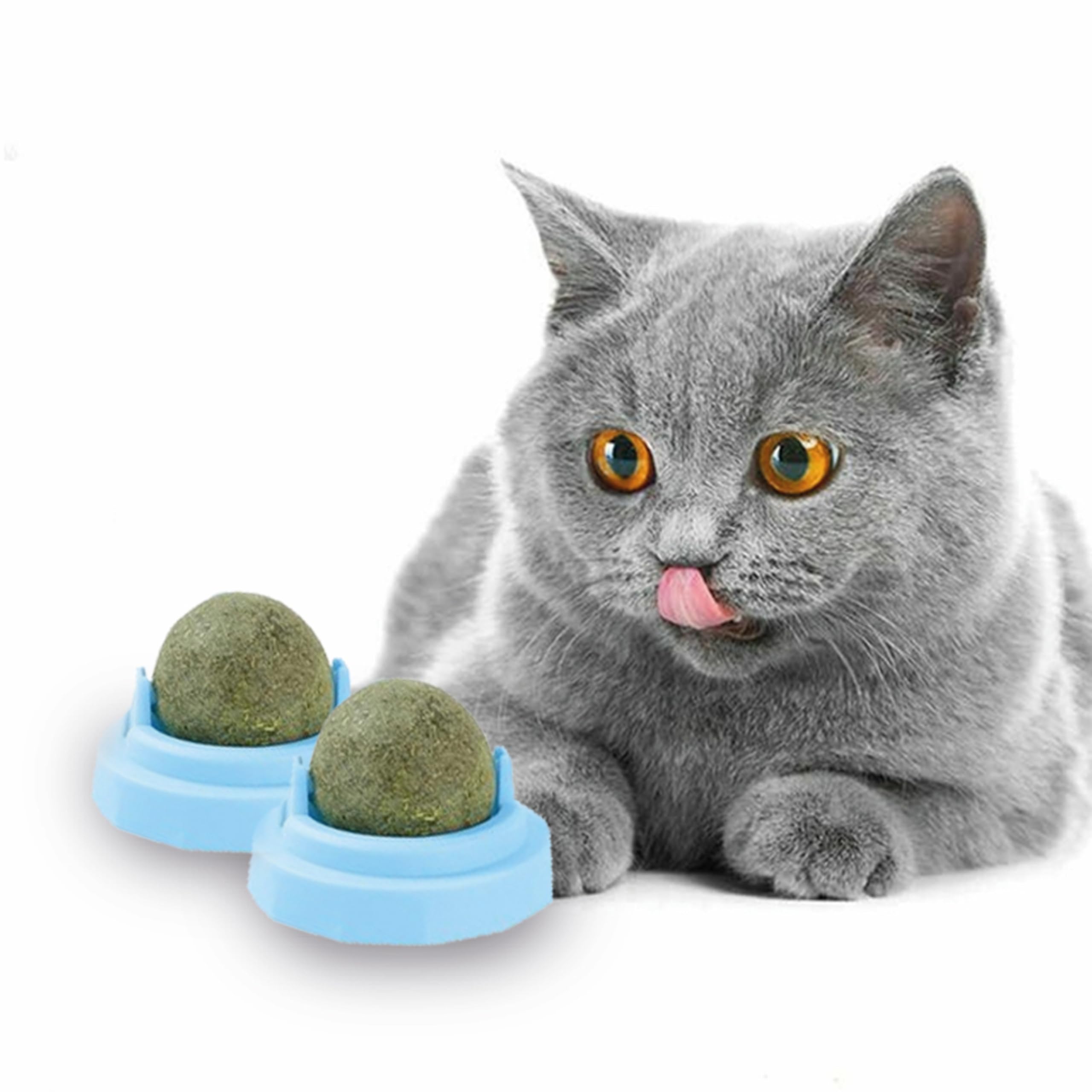 Jetdrop Catnip Ball With Dome Cover, Natural Catnip Toy For Cats, 2 Units, Durable And Soft Catnip Balls,Promotes Exercise And C