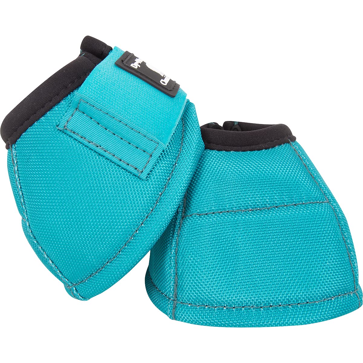 Classic Equine Dyno Turn Bell Boots, Aqua, Large
