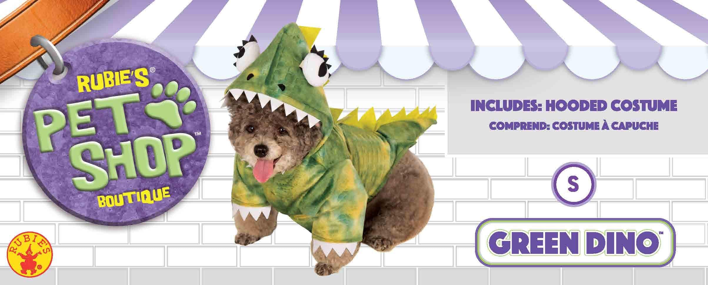Rubie'S Green Dinosaur Hoodie Pet Costume, Large