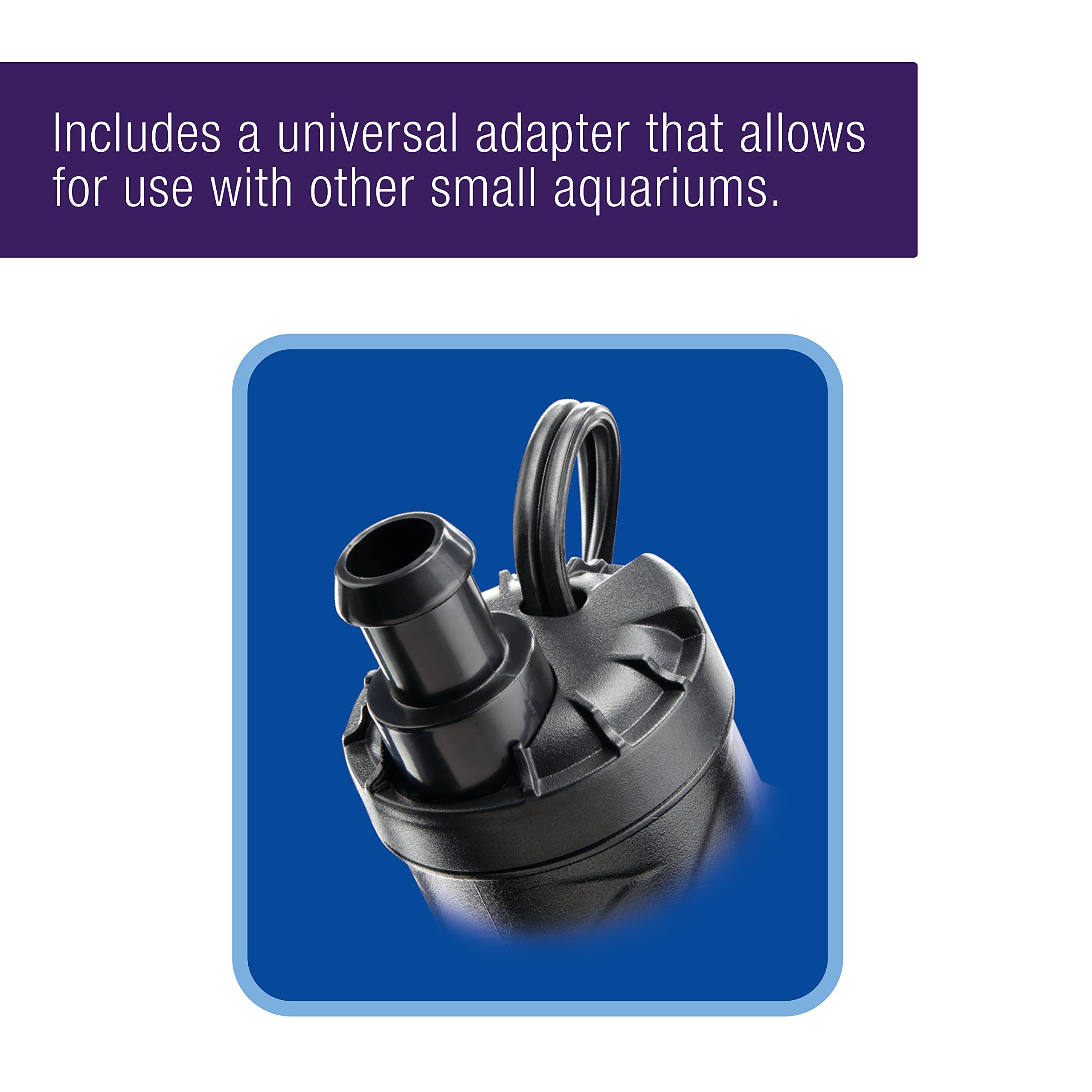 Coralife Aquarium Fish Tank Marine Salt Water Turbo-Twist UV Sterilizer, Mini, For BioCubes