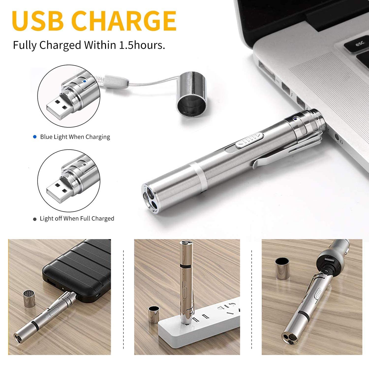 Wnzqk Cat Toys Laser Pointer Rechargeable Cat Laser Toy Interactive Cat Toys For Indoor Cats Kittenes Dogs Led Flashlight 7 Adju