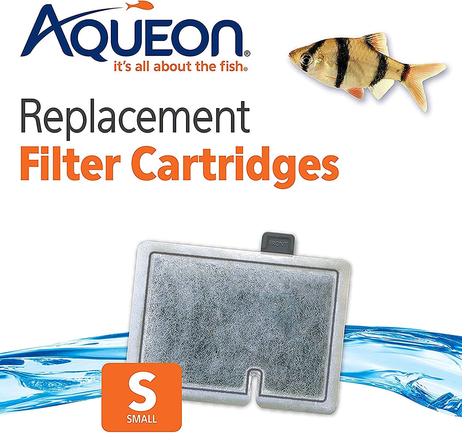 Aqueon Filter Cartridge, Small, 24-Pack (4 Packages With 6 Filters Each)