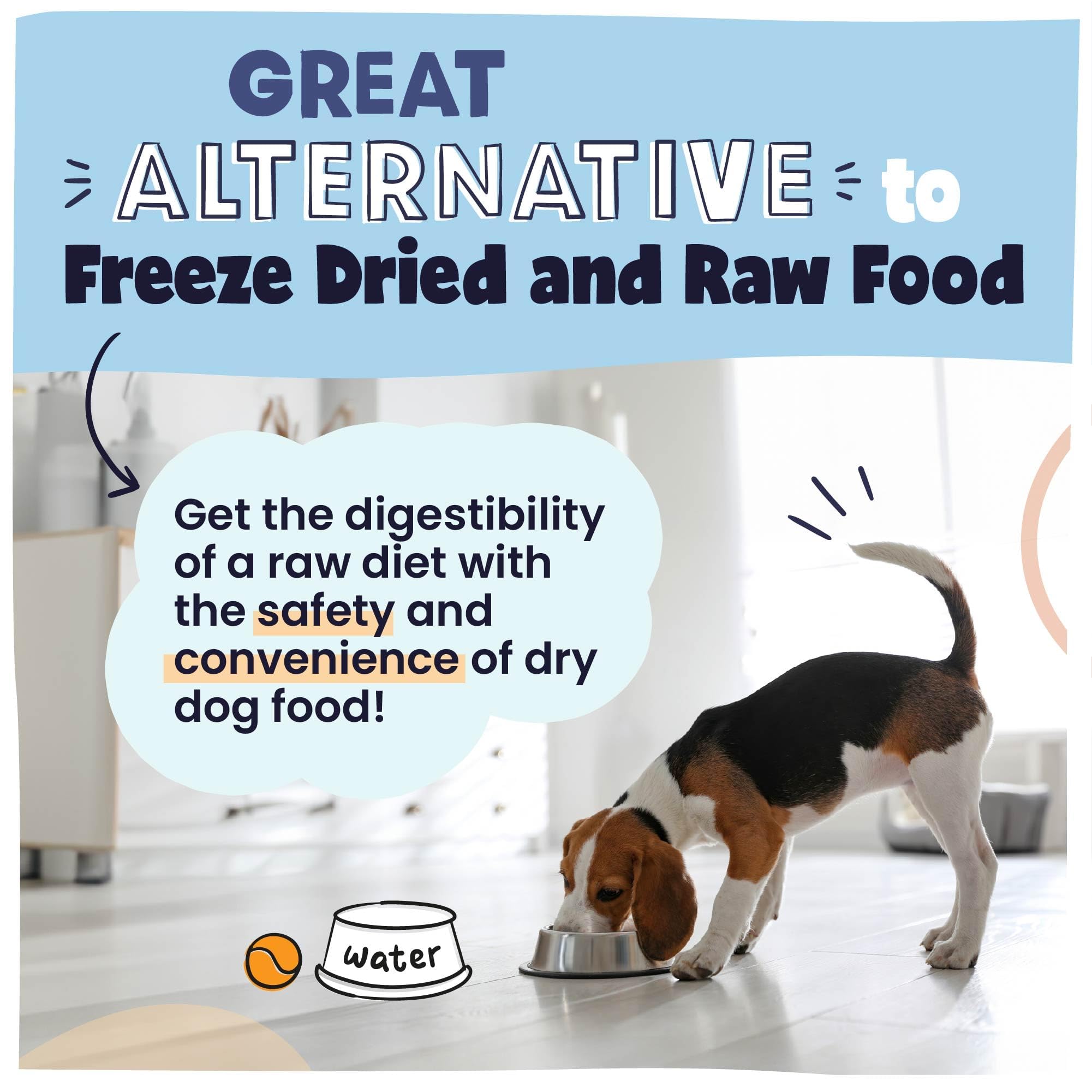 Pawstruck All Natural Air Dried Dog Food, Grain-Free, High Protein, 2lb Bag, Made in USA, Non-GMO, Vet Recommended